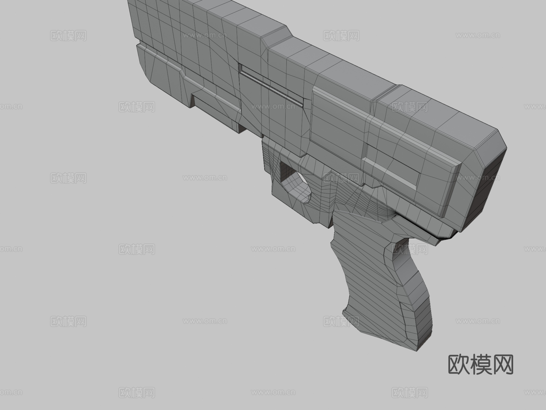 科幻枪械3d模型
