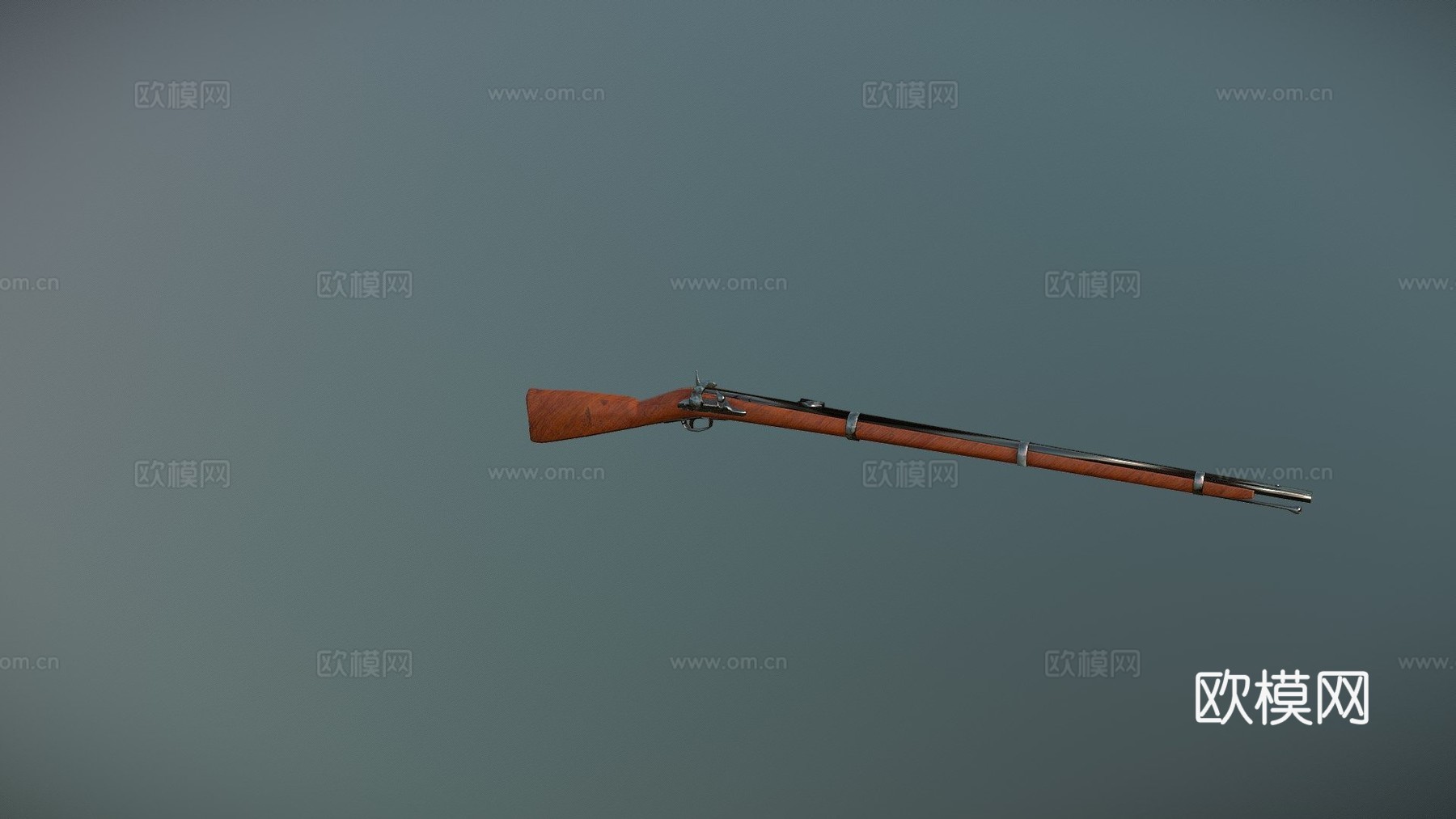 斯普林菲尔德1861型3d模型