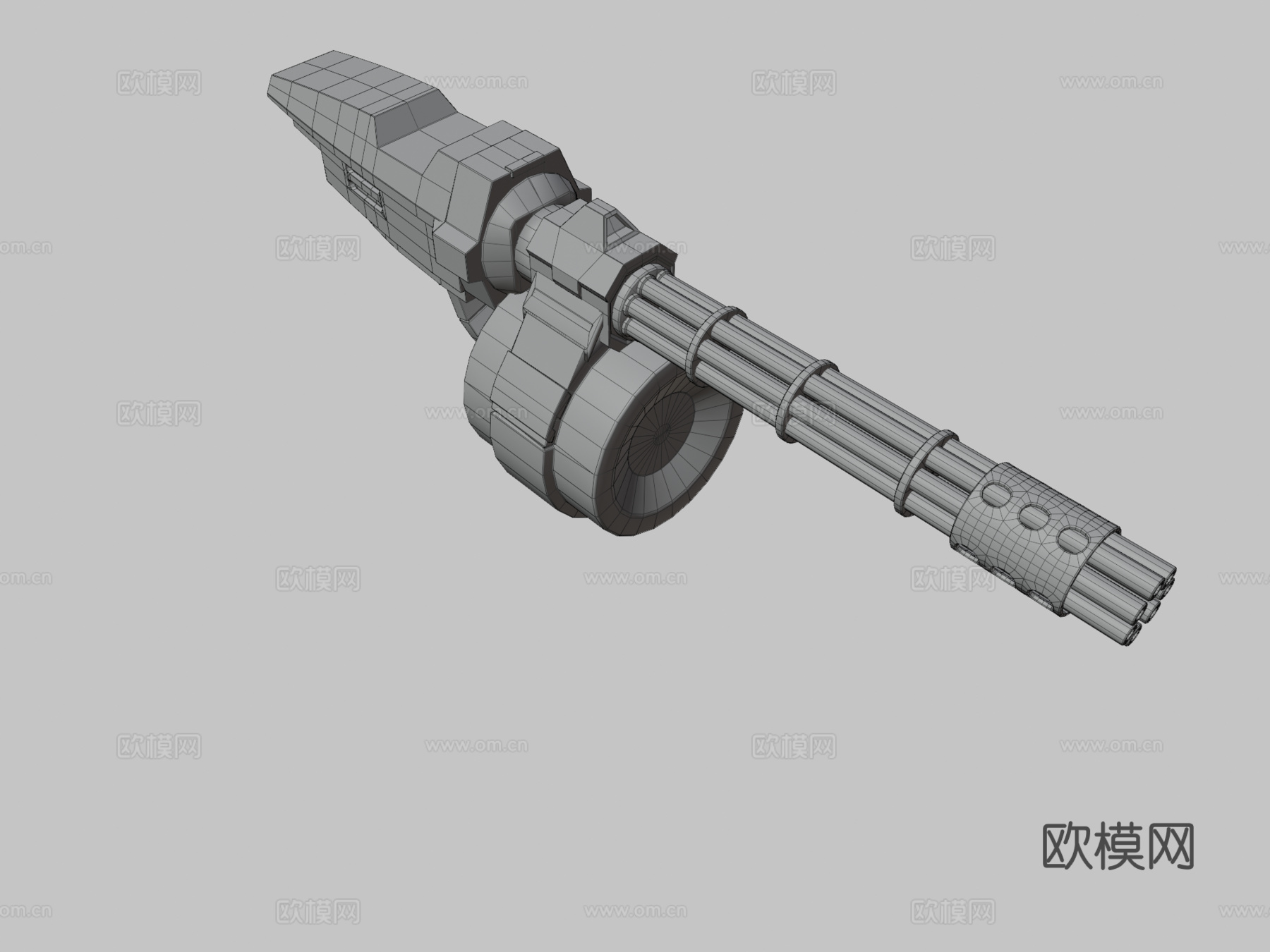 自动炮-读数器-第一次接触3d模型