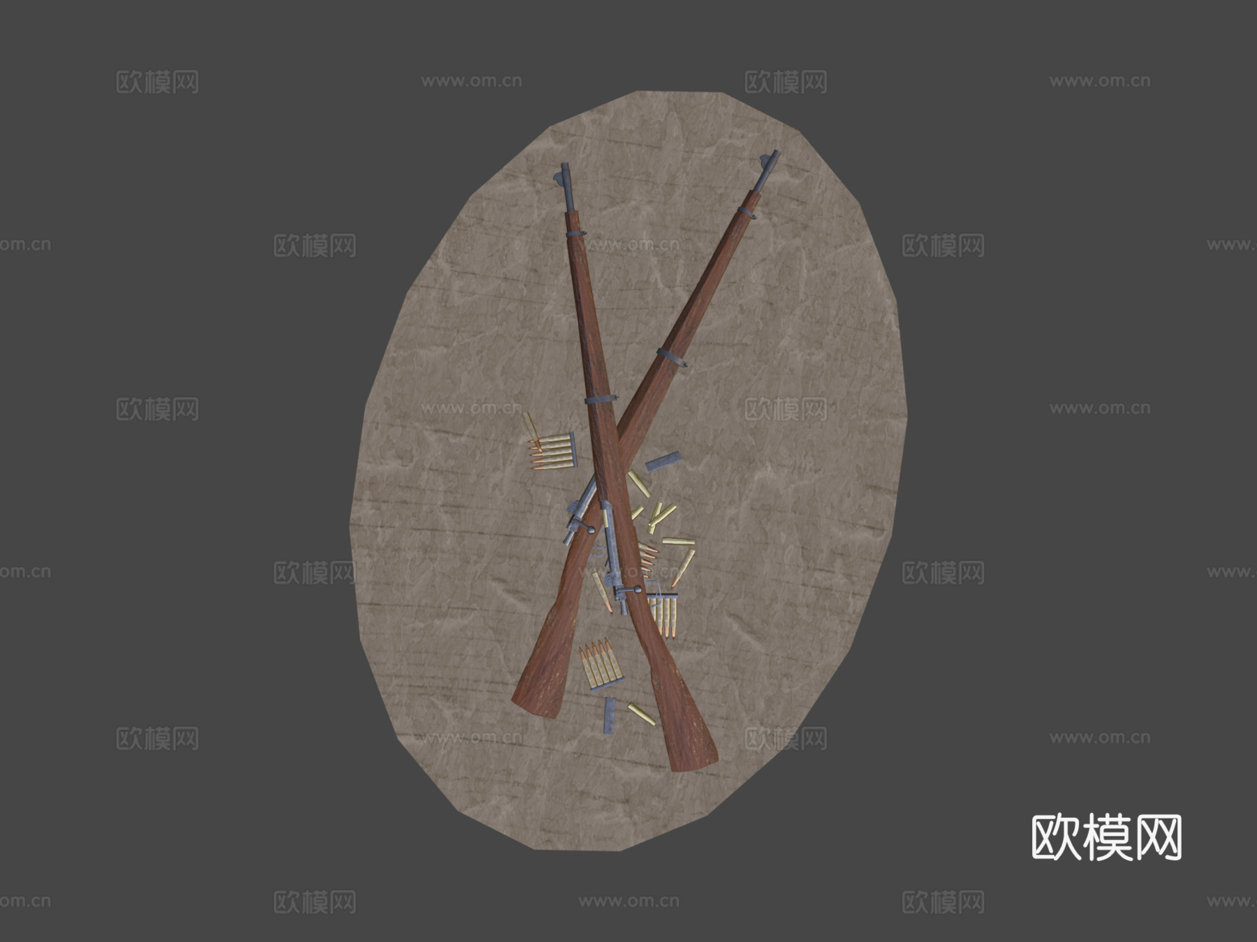 春田M1903步枪3d模型