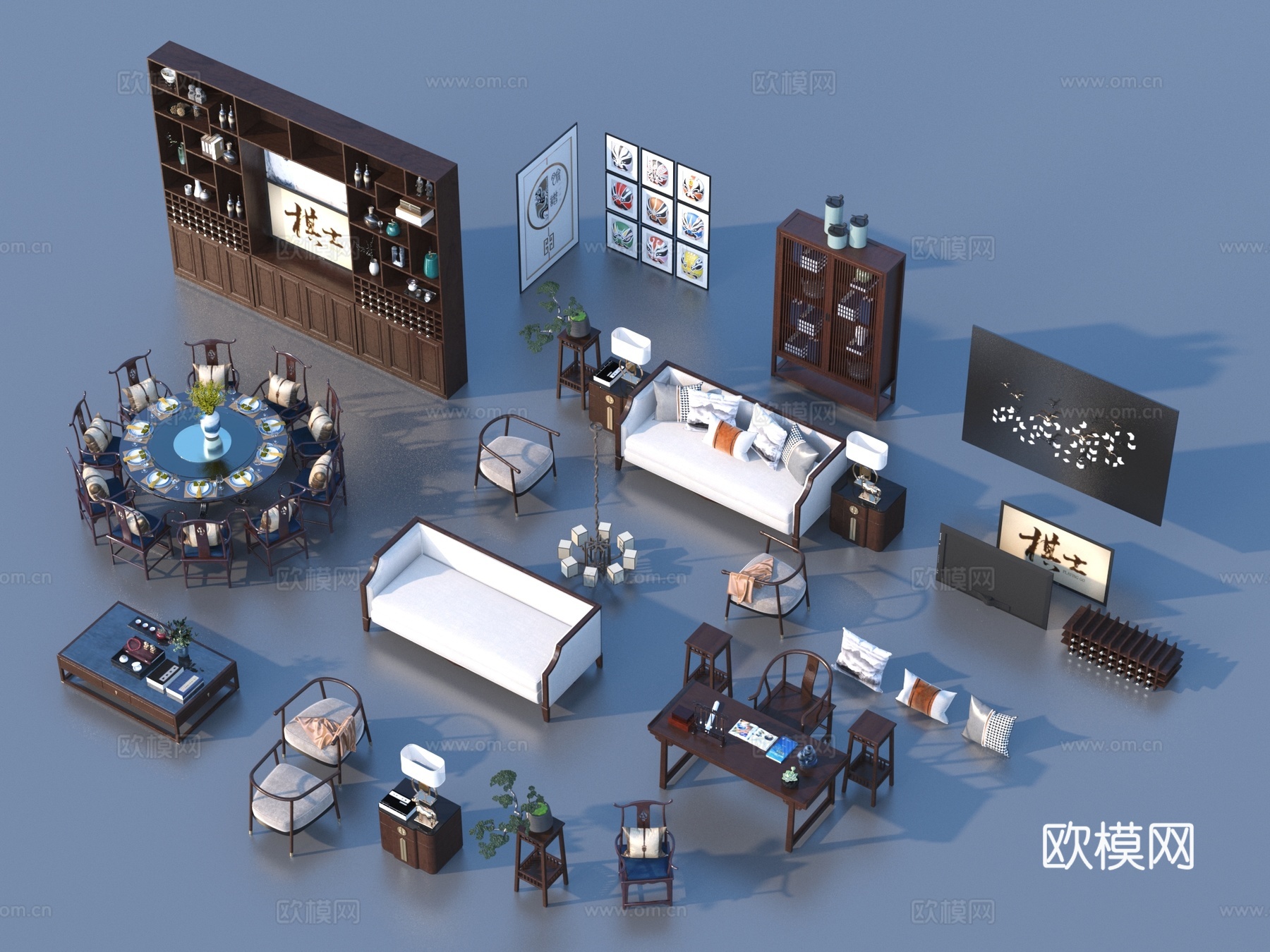 沙发 家具 小品3d模型