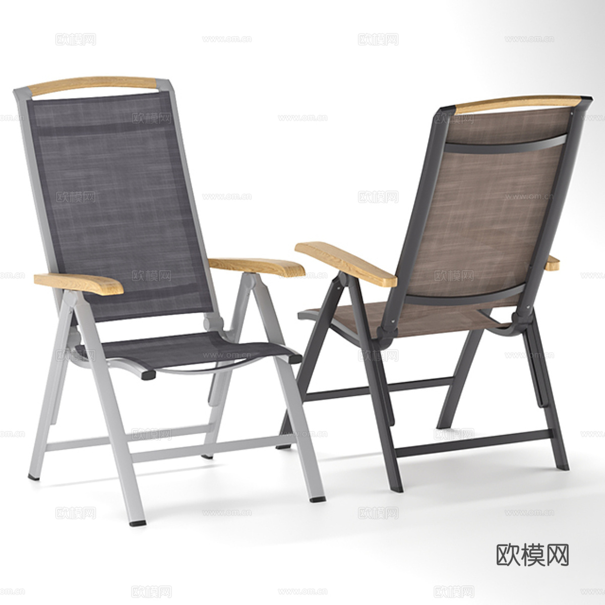 现代意式休闲椅3d模型