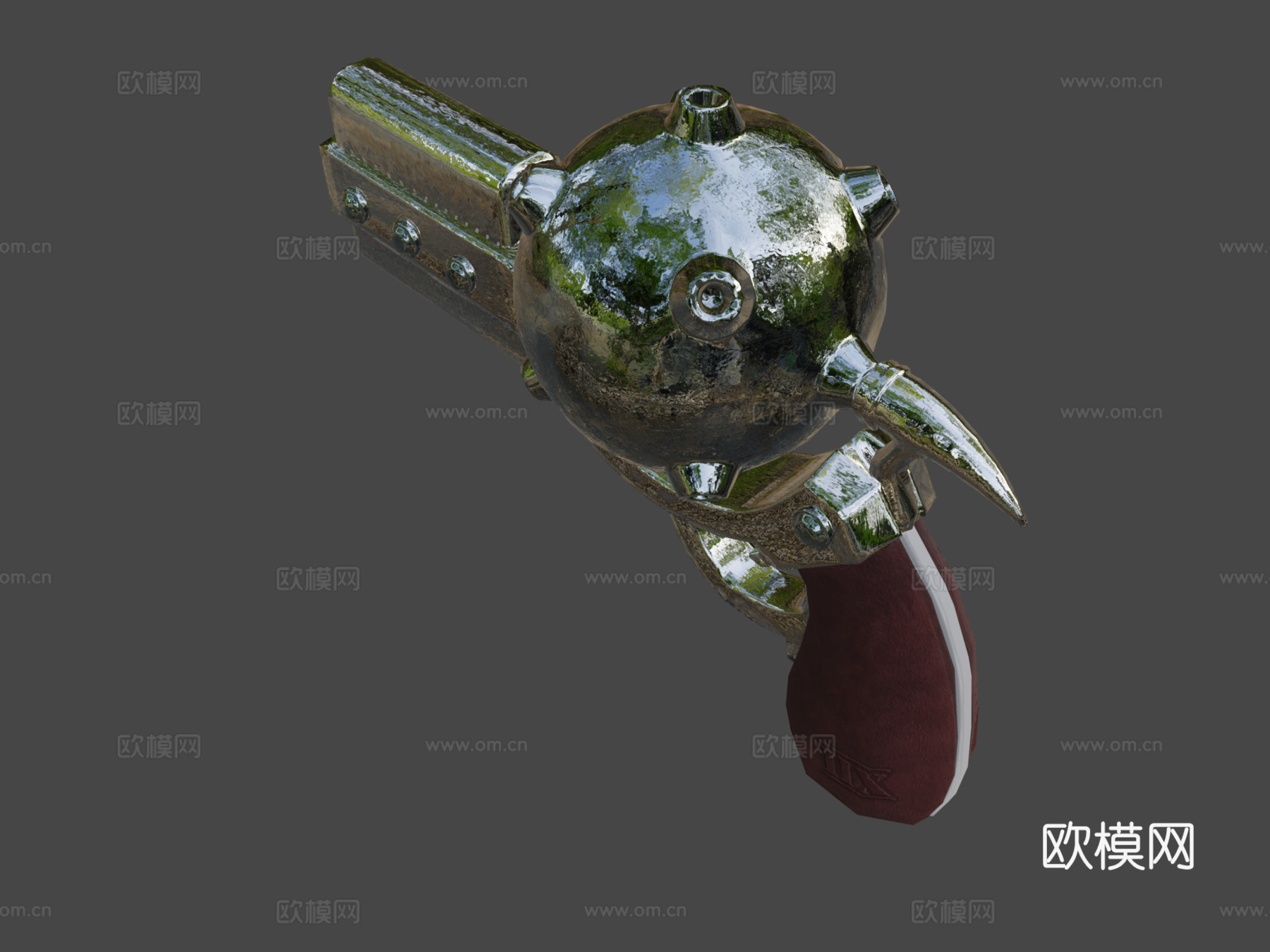 黄道带手枪3d模型