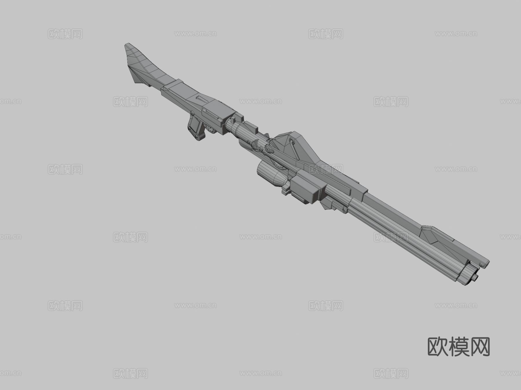 爆能步枪DC-15A3d模型