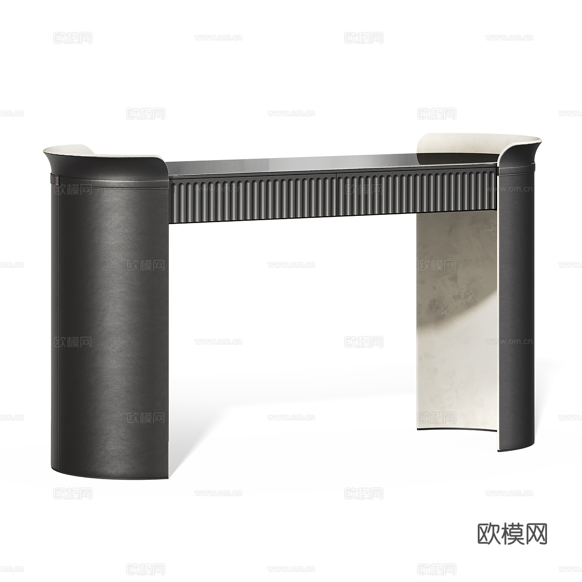 现代简约书桌 书桌 简约书桌 桌子3d模型