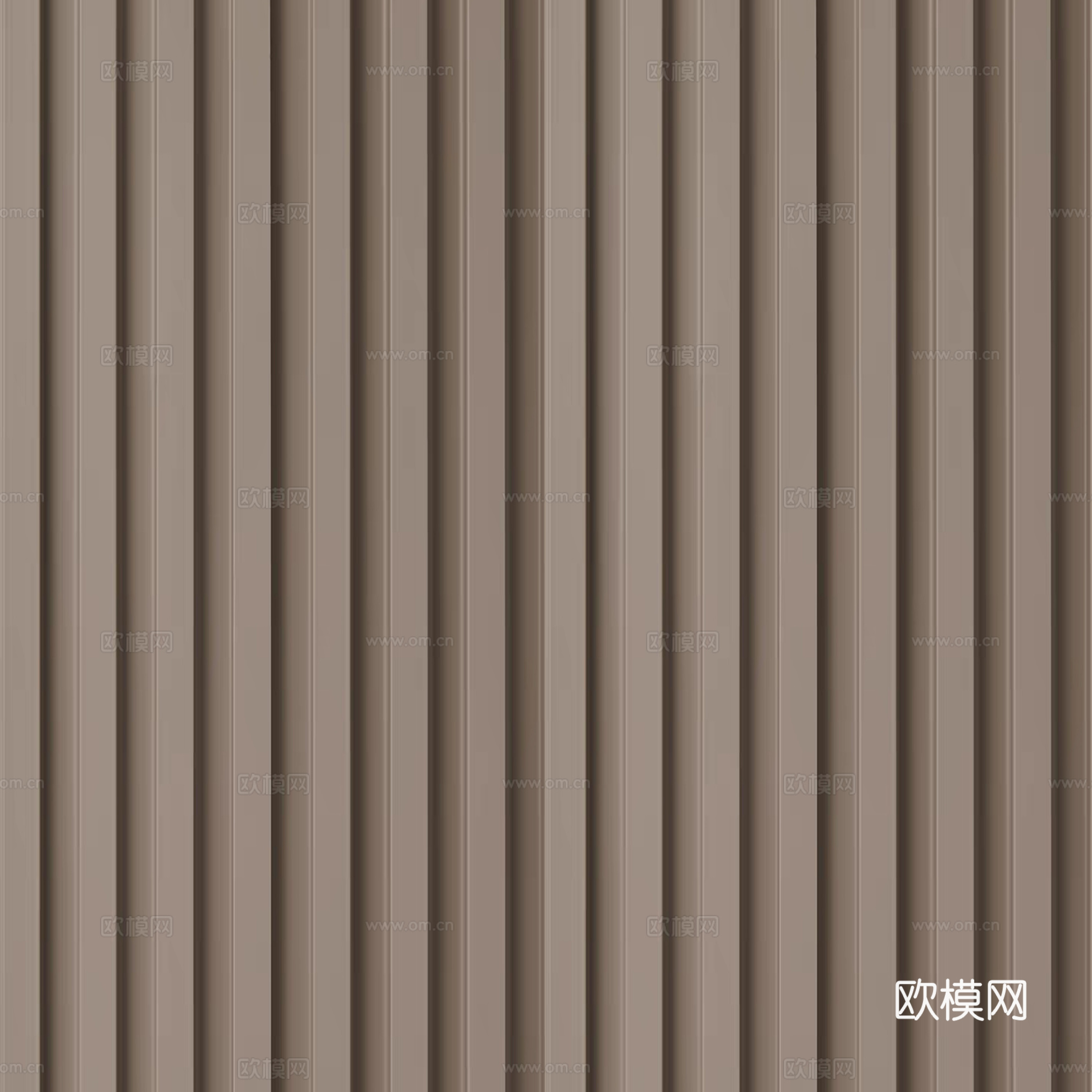 咖色长城板格栅板贴图