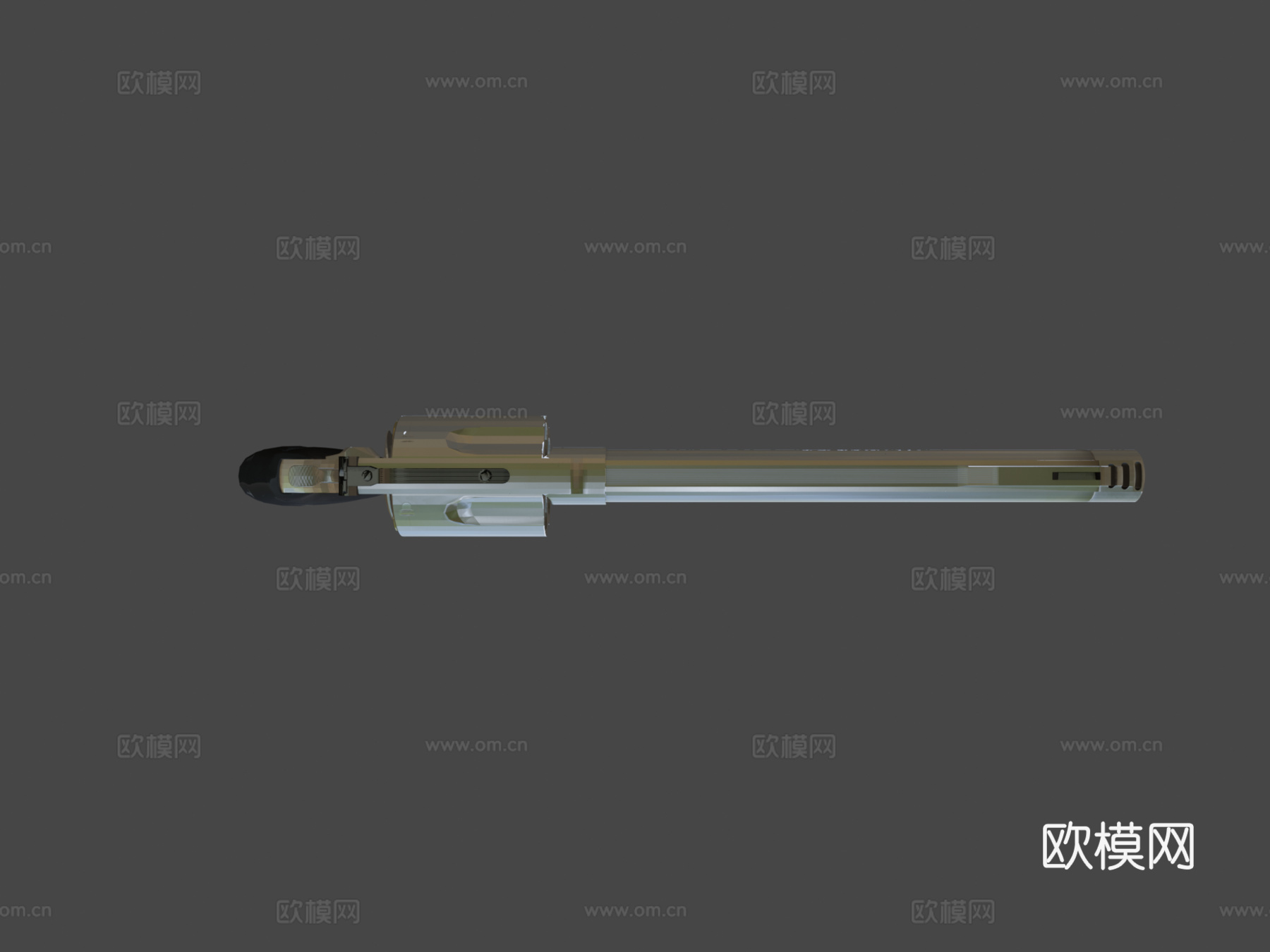 史密斯威森500马格南3d模型