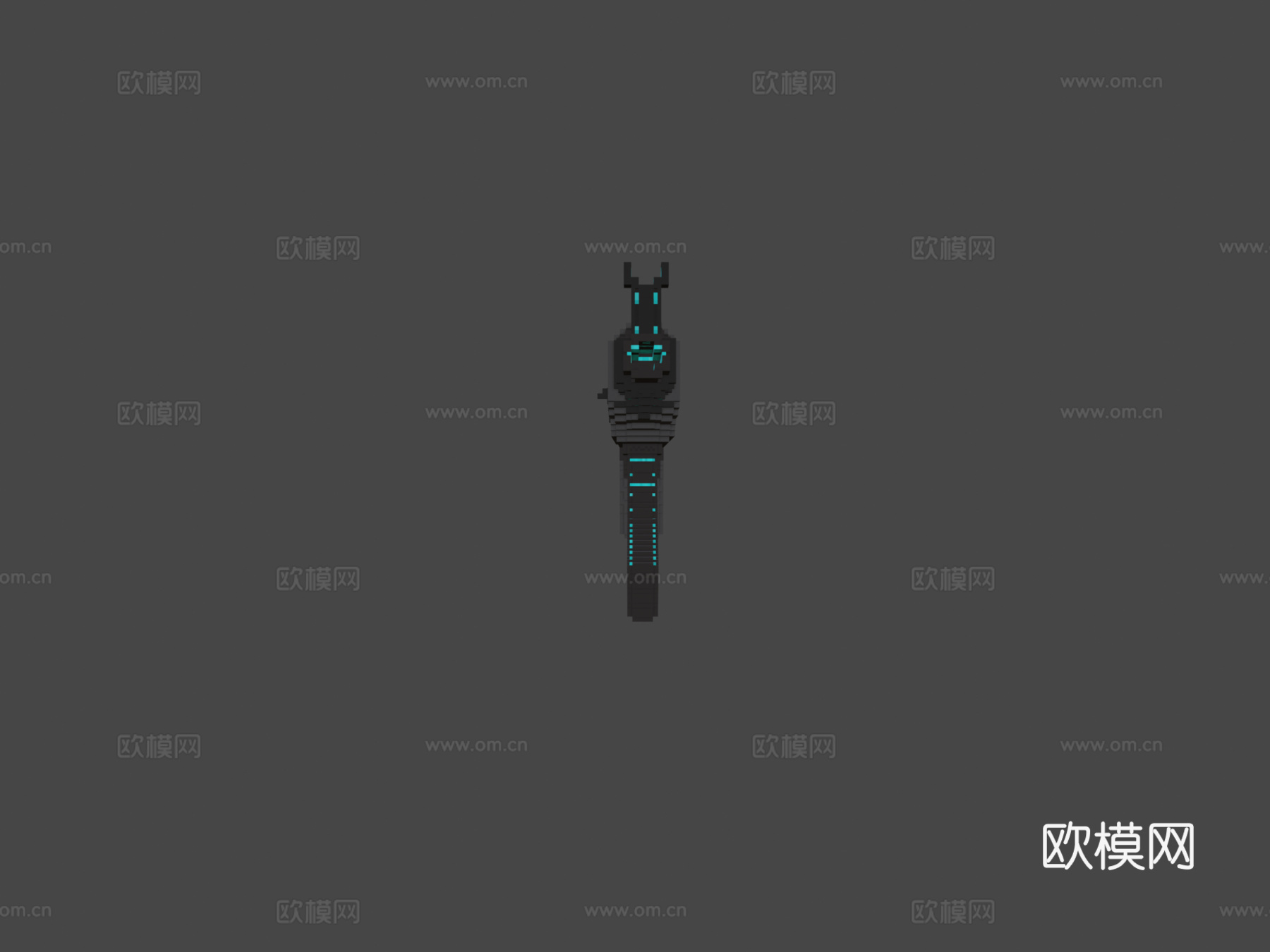 AK47-卡特尔=强化升级=(立方体-64-128)3d模型
