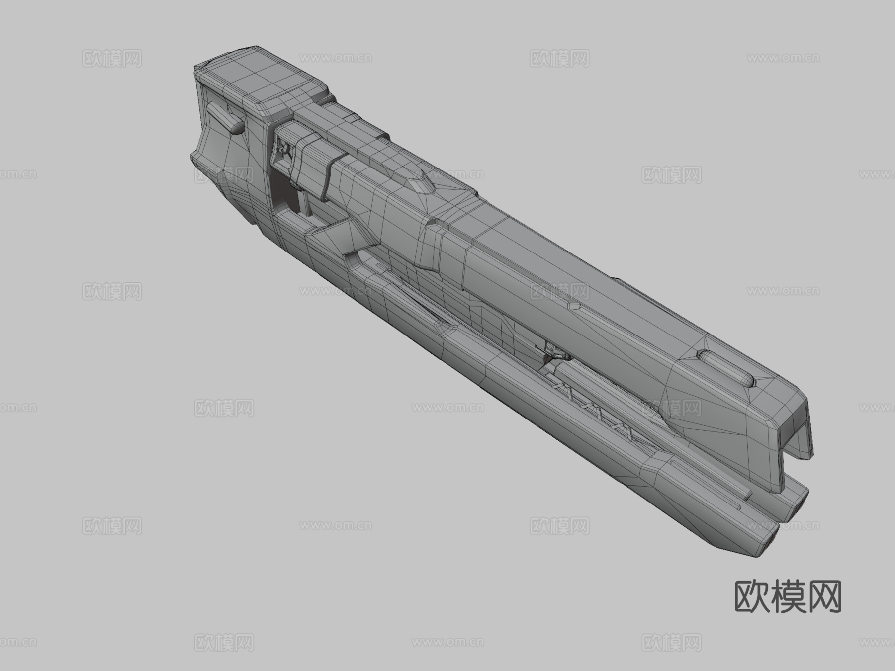 爆破枪-赛瓦尔联盟-读数器第一次接触3d模型
