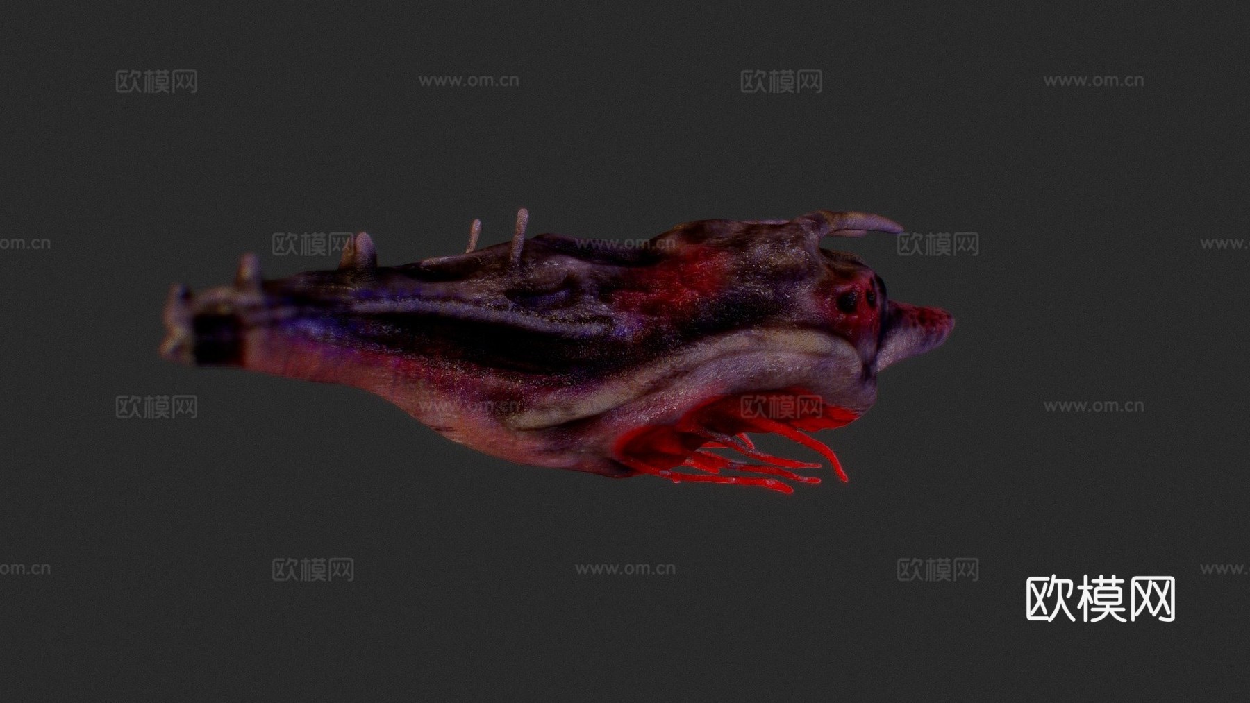 奥博加尔长矛兵3d模型