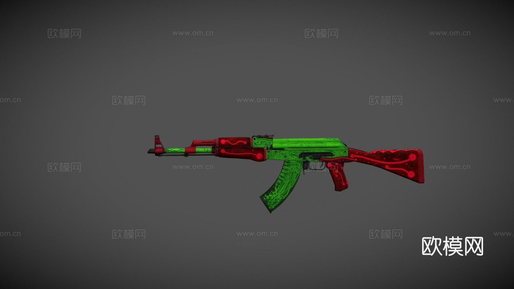 AK-47-理性迷宫3d模型