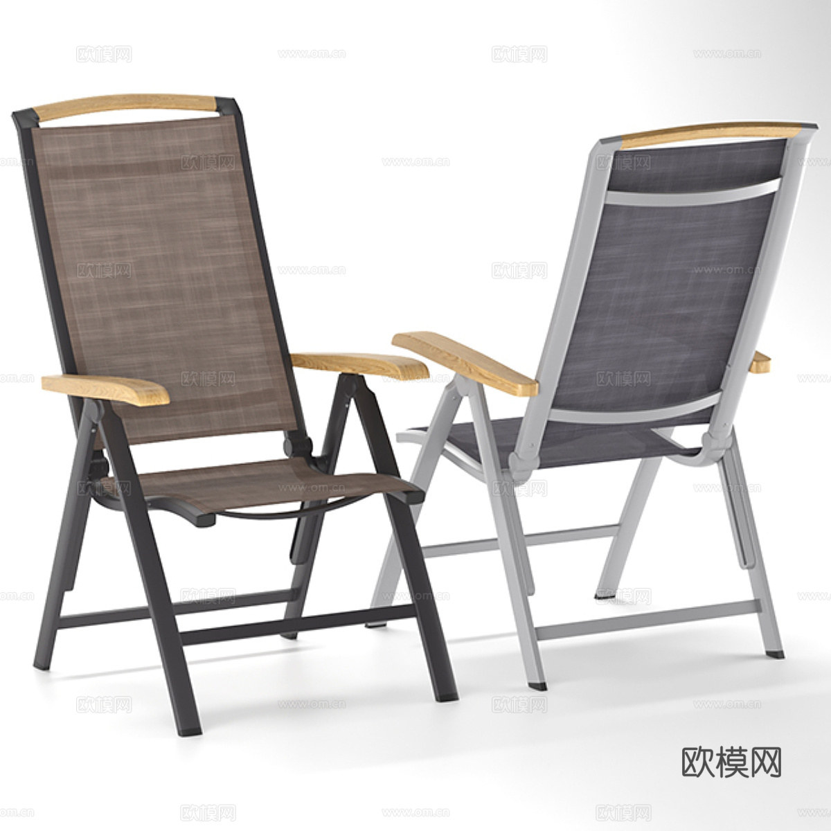 现代意式休闲椅3d模型