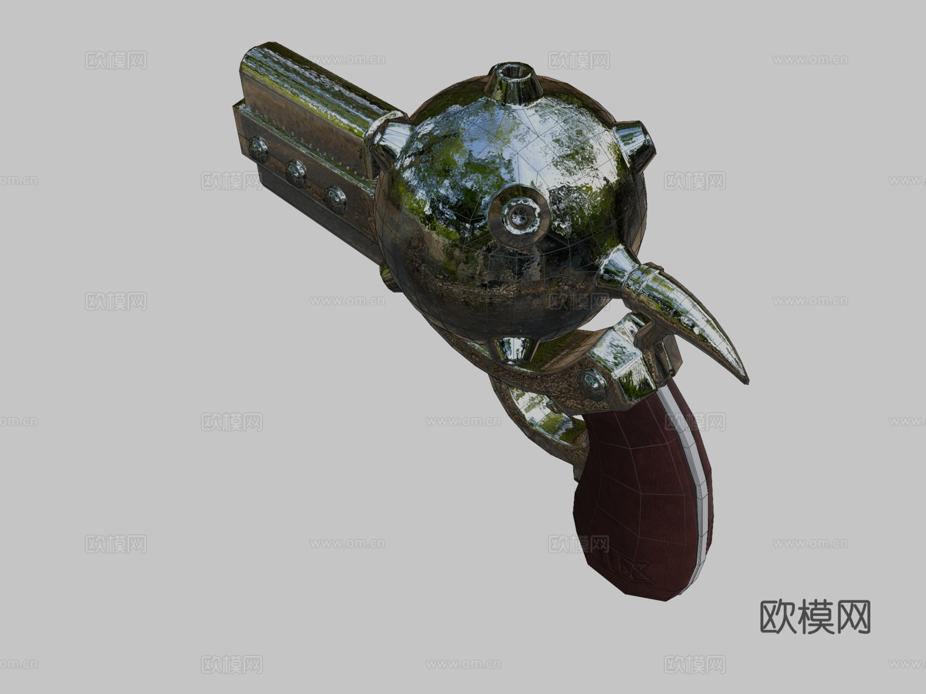 黄道带手枪3d模型