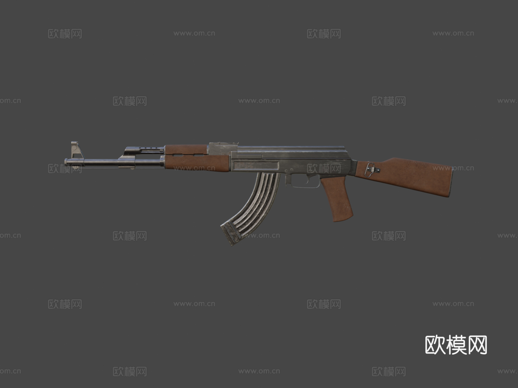 AK-47卡拉什尼科夫3d模型