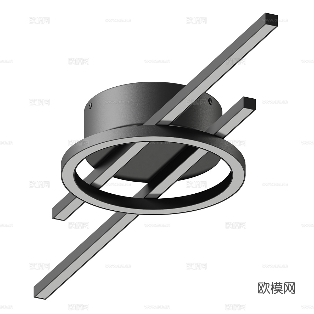 现代极简吸顶灯3d模型
