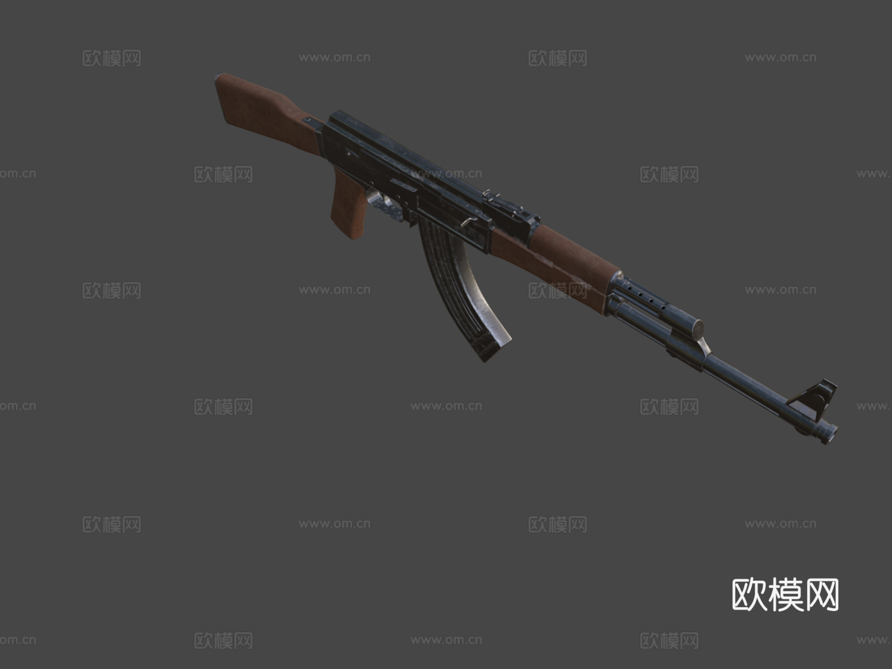 AK-47卡拉什尼科夫3d模型