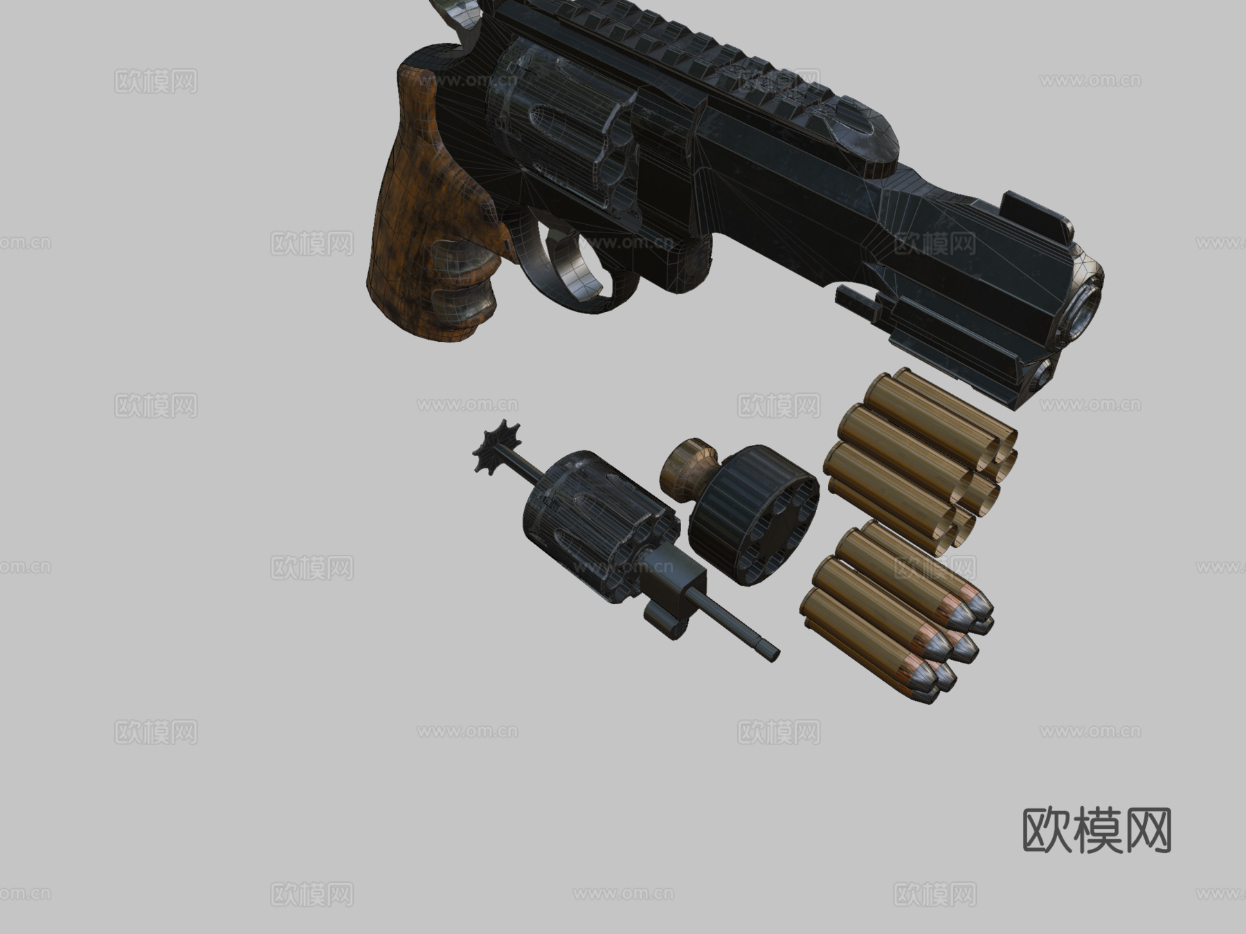 CS左轮皮肤测试13d模型
