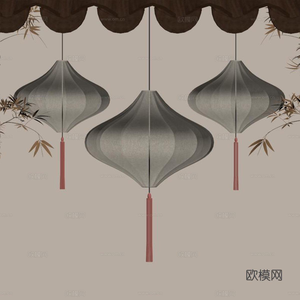 灯笼su模型