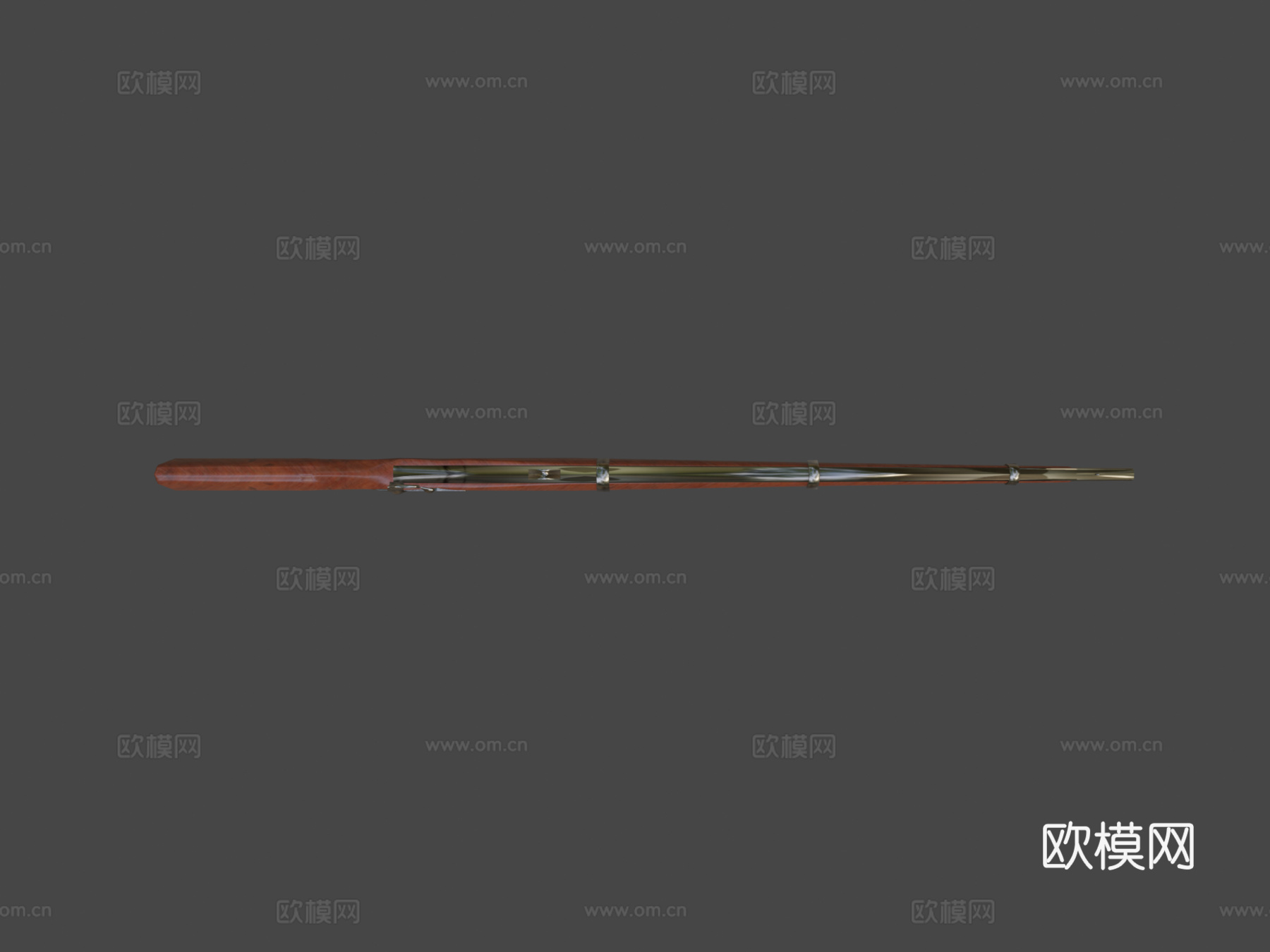 斯普林菲尔德1861型3d模型