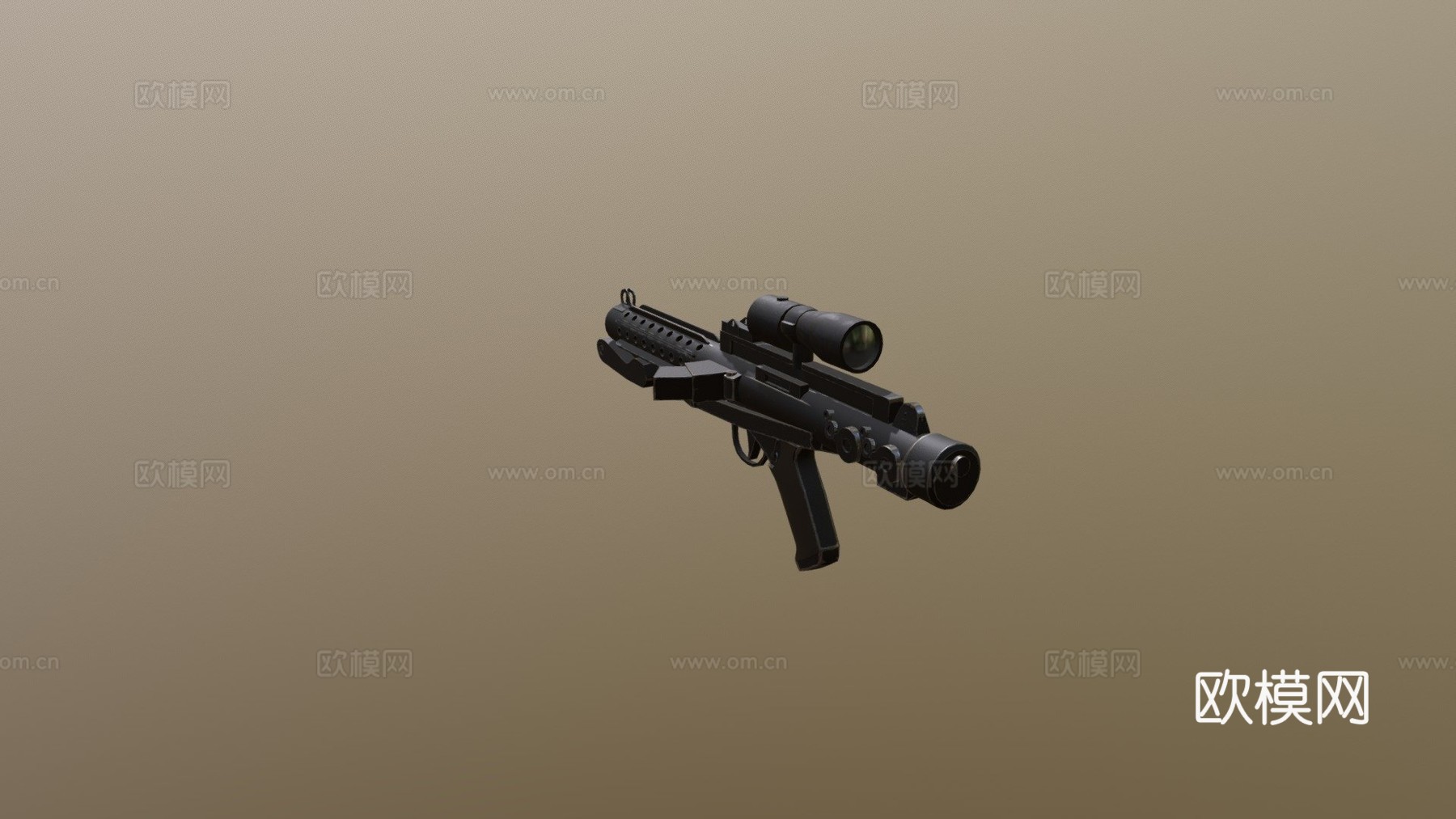 E-11爆破枪3d模型