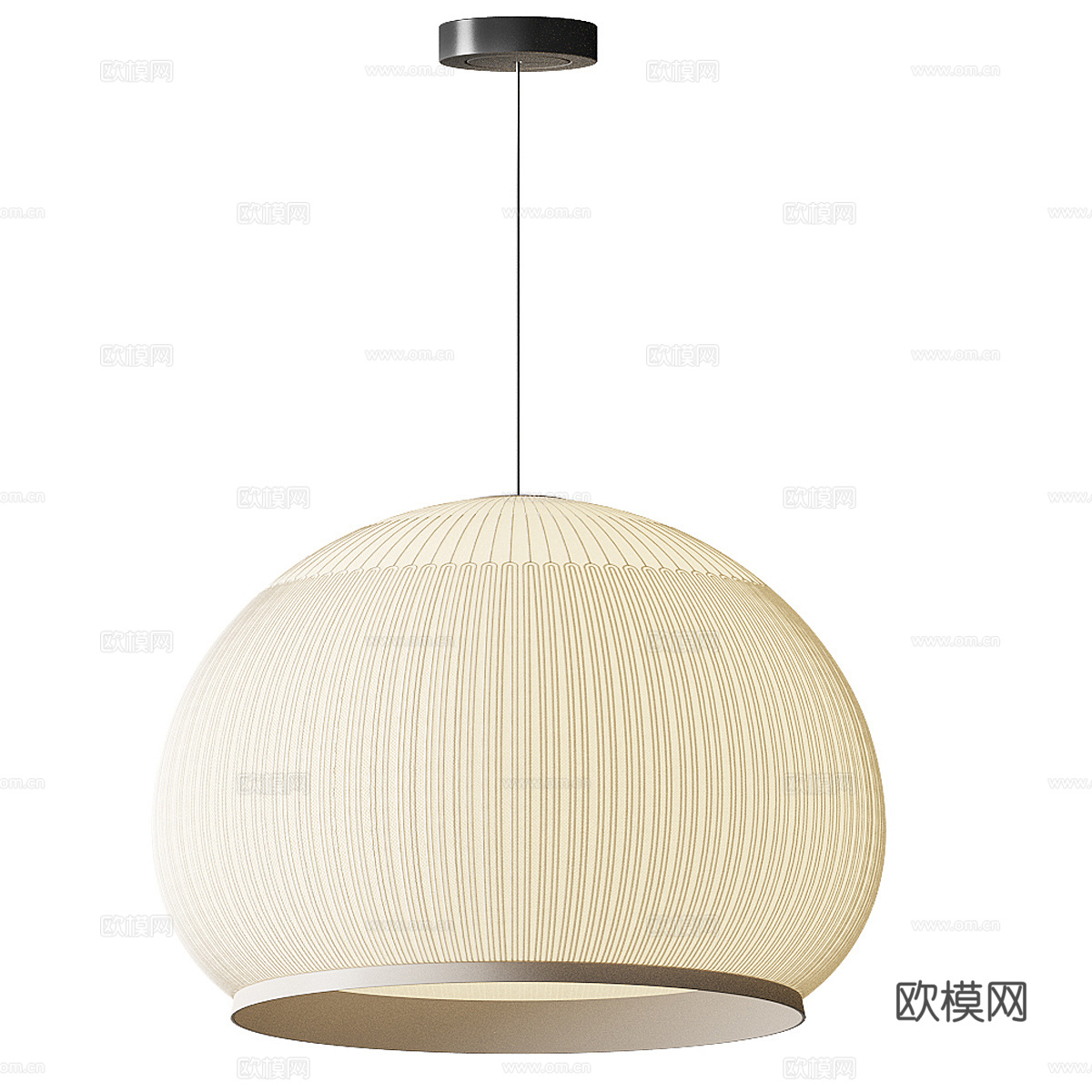 新中式灯笼吊灯3d模型