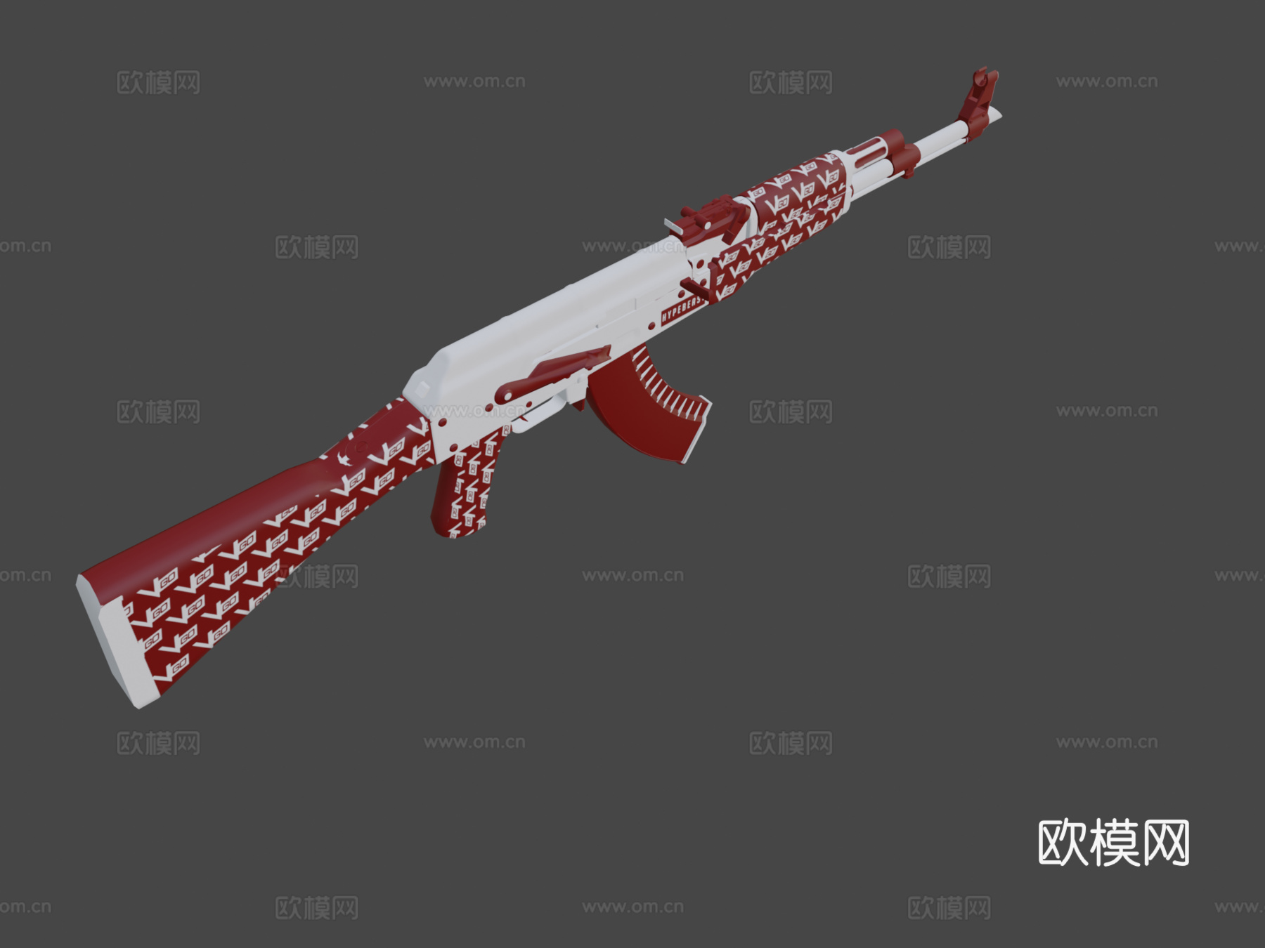 AK47-潮人3d模型