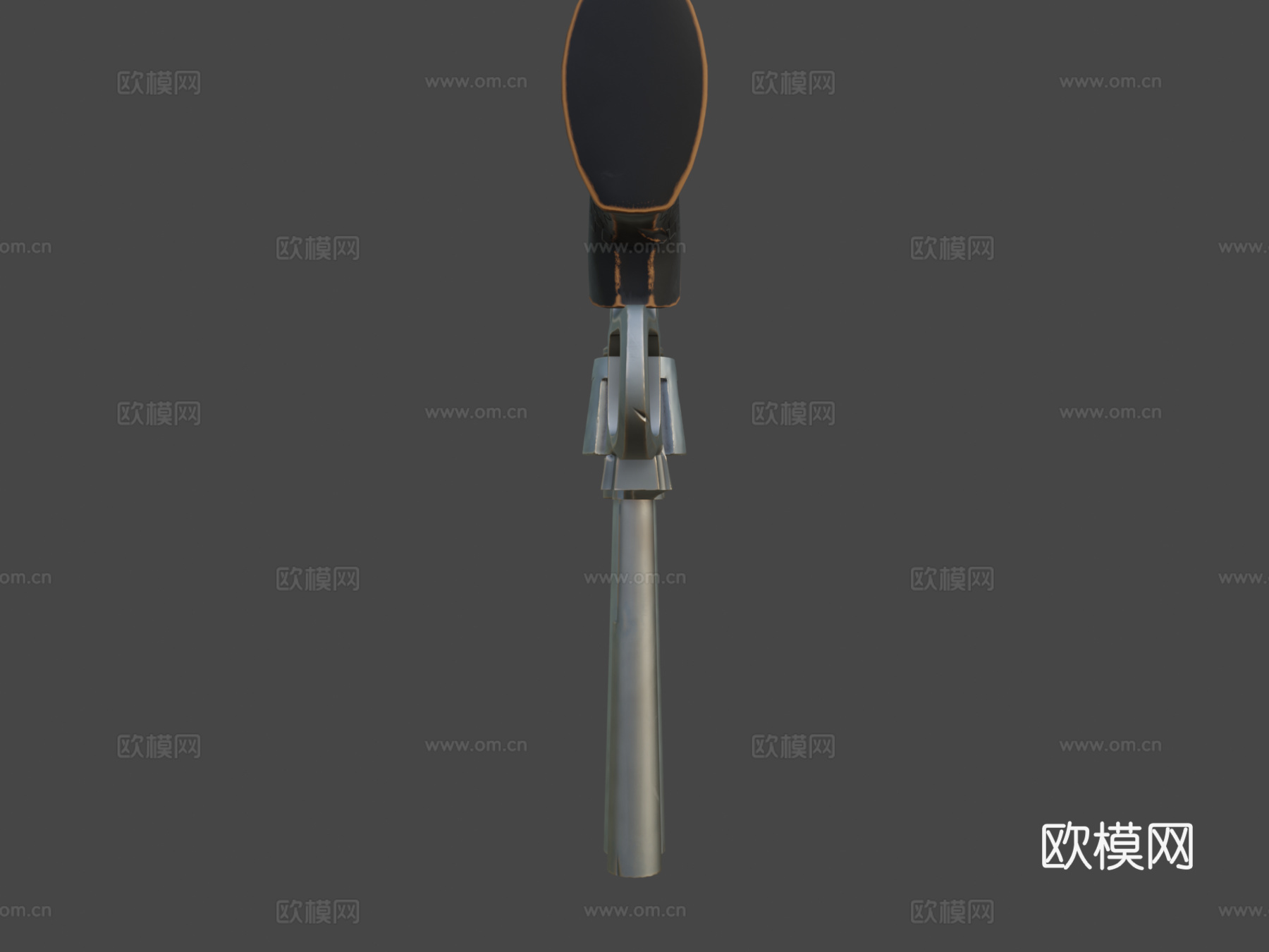 风格化马格南左轮3d模型