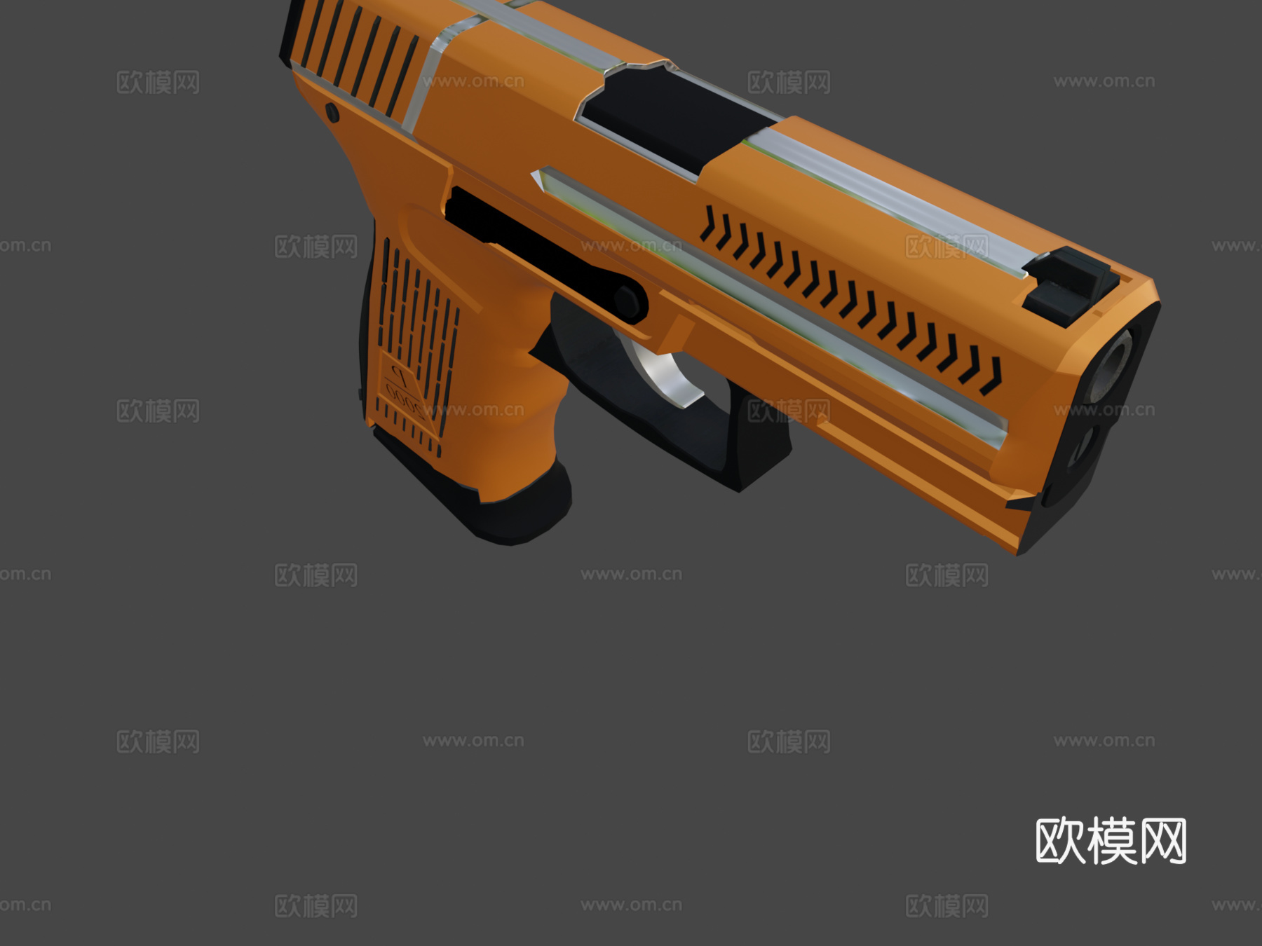 P2000-警告3d模型