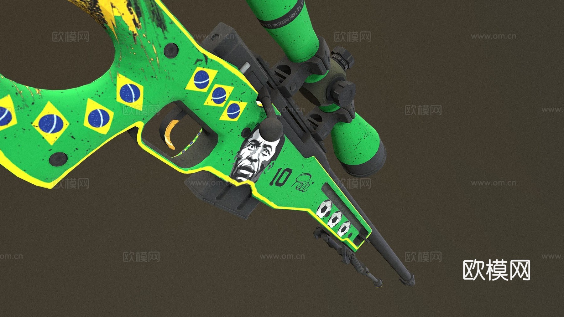 AWP-足球传奇3d模型