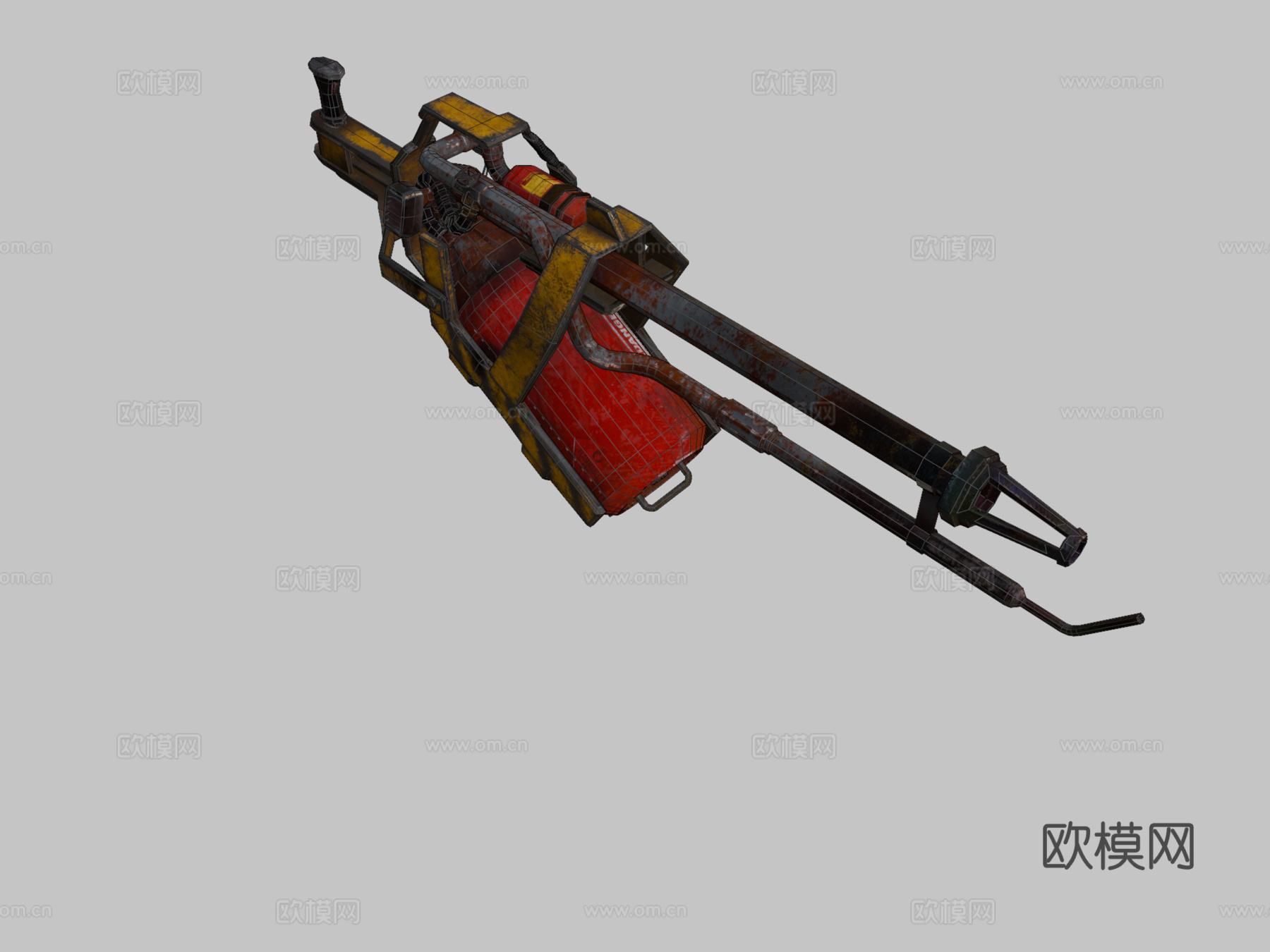 粉丝艺术-辐射4-火焰喷射器模型3d模型