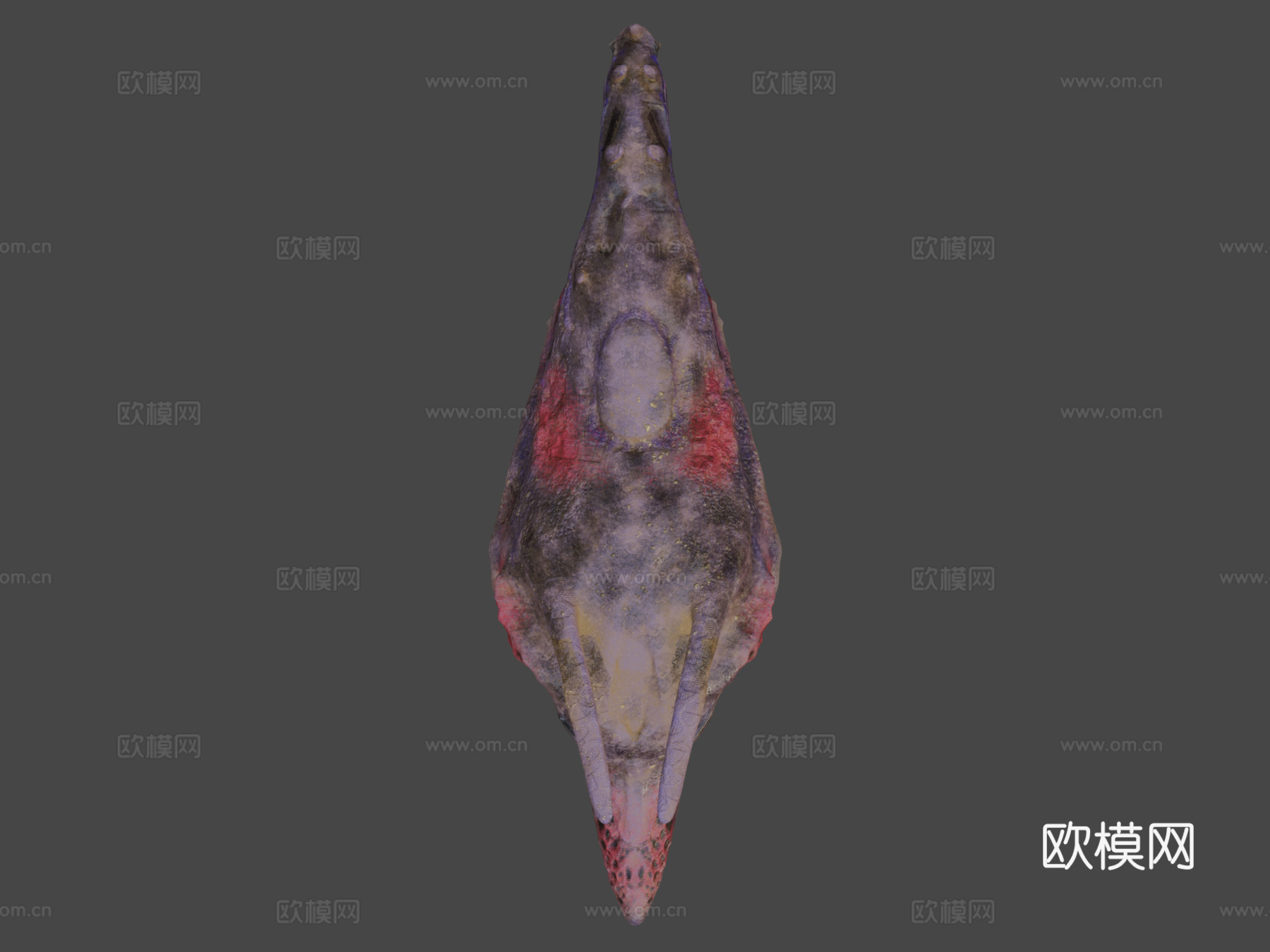 奥博加尔长矛兵3d模型