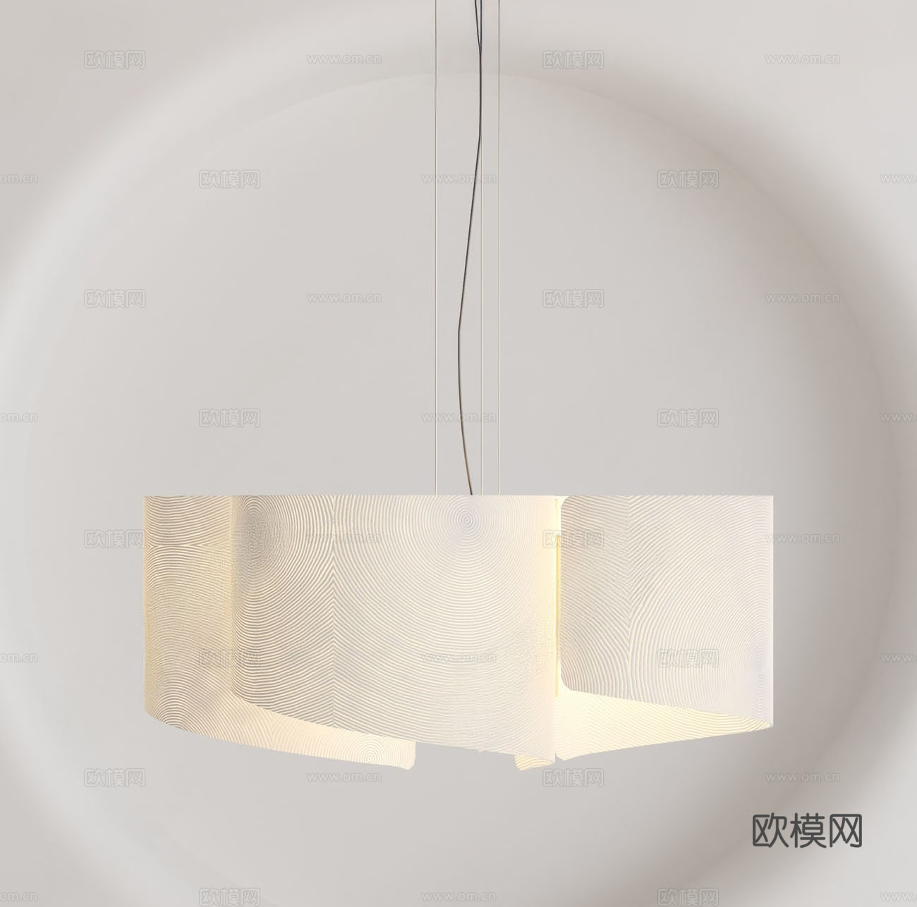 现代儿童房吊灯su模型