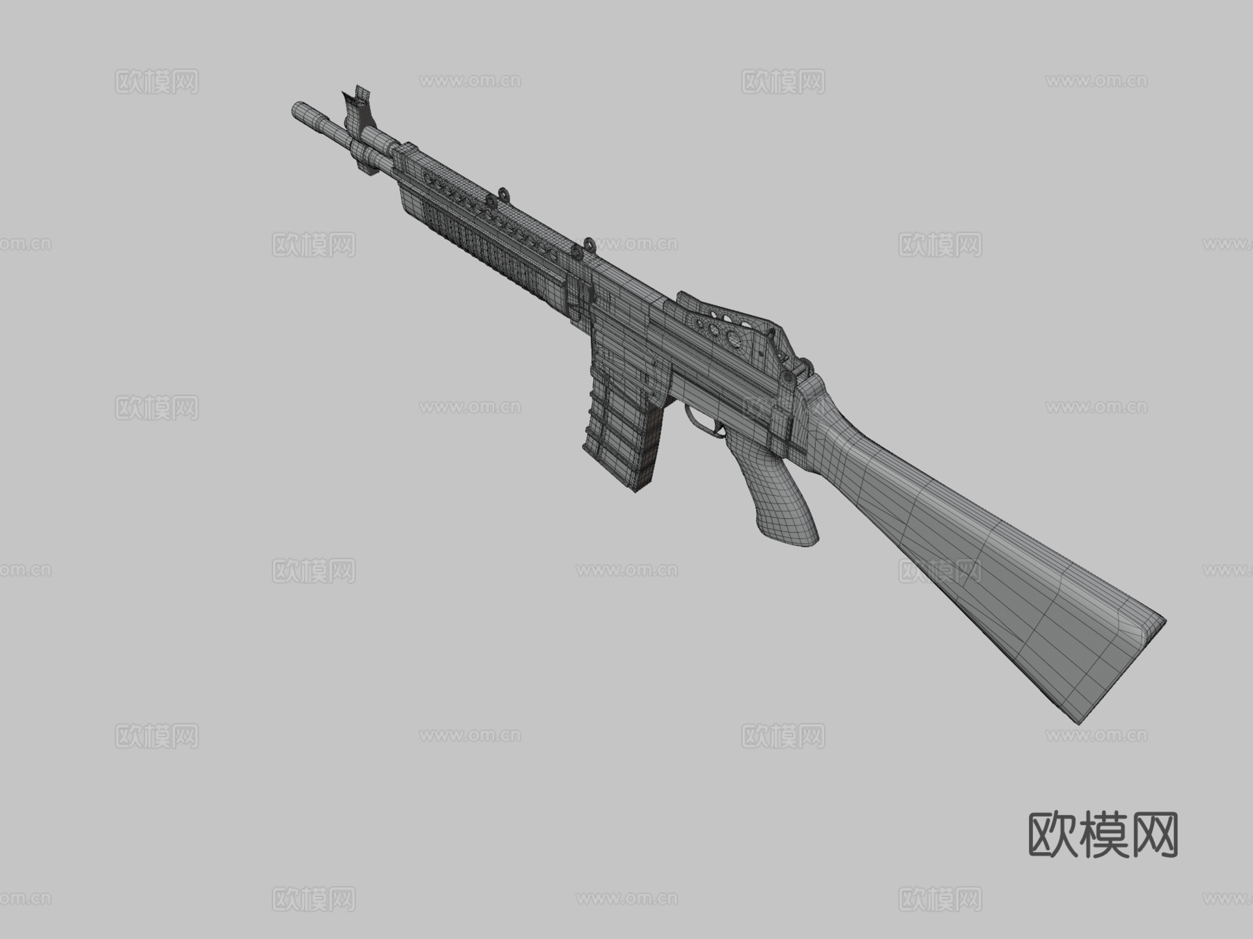 M96侦察兵平滑版3d模型