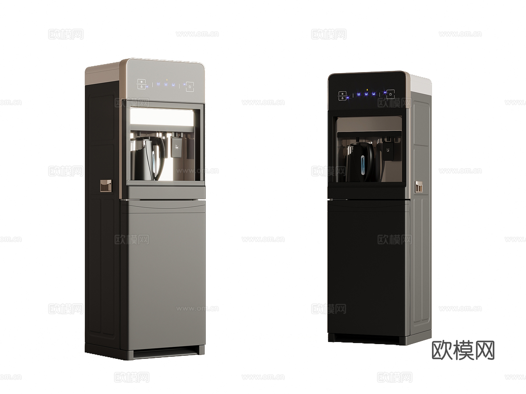 饮水机 现代饮水机 茶吧机 电器3d模型