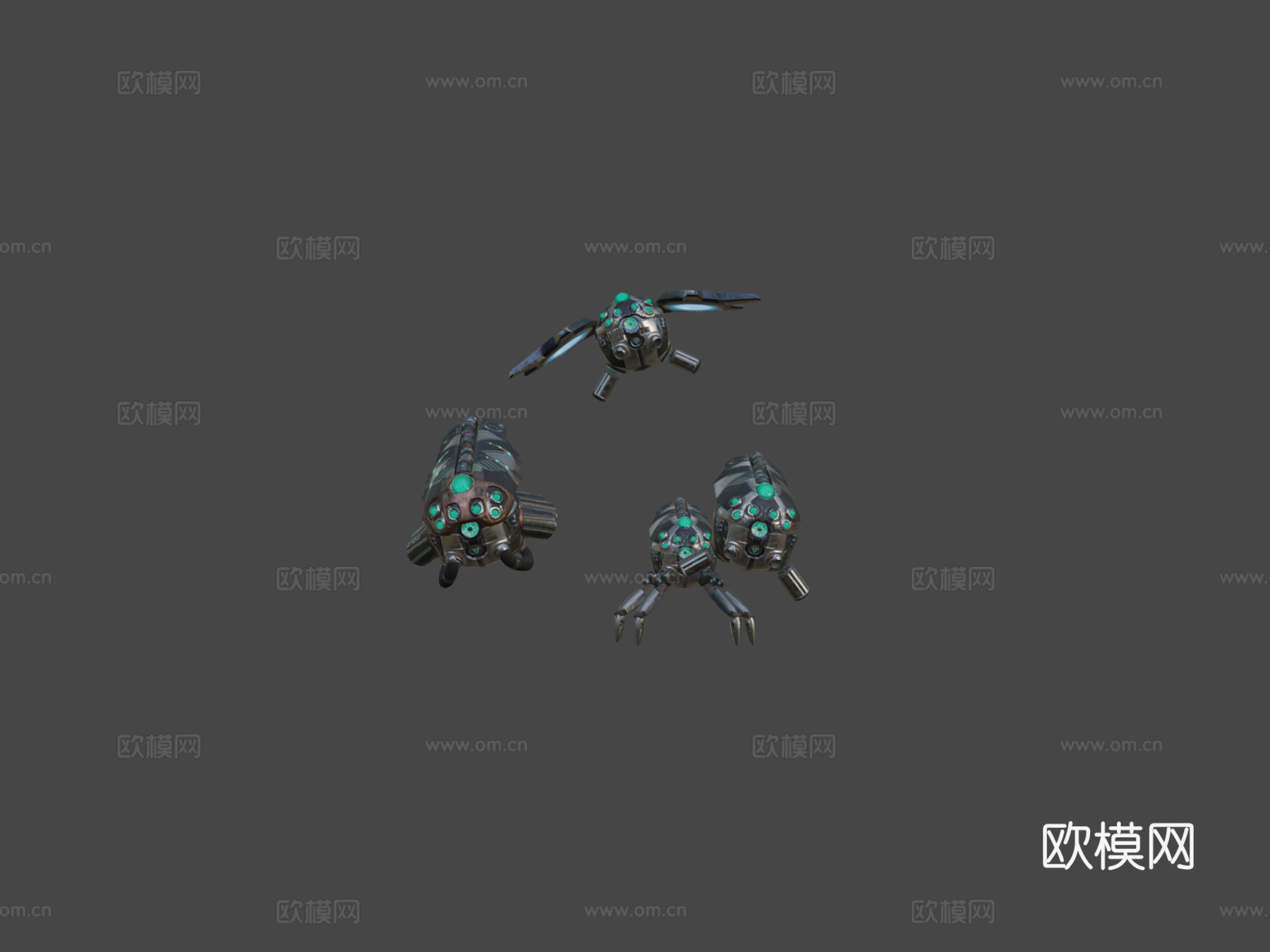 人工智械I-54读数器-第一次接触3d模型
