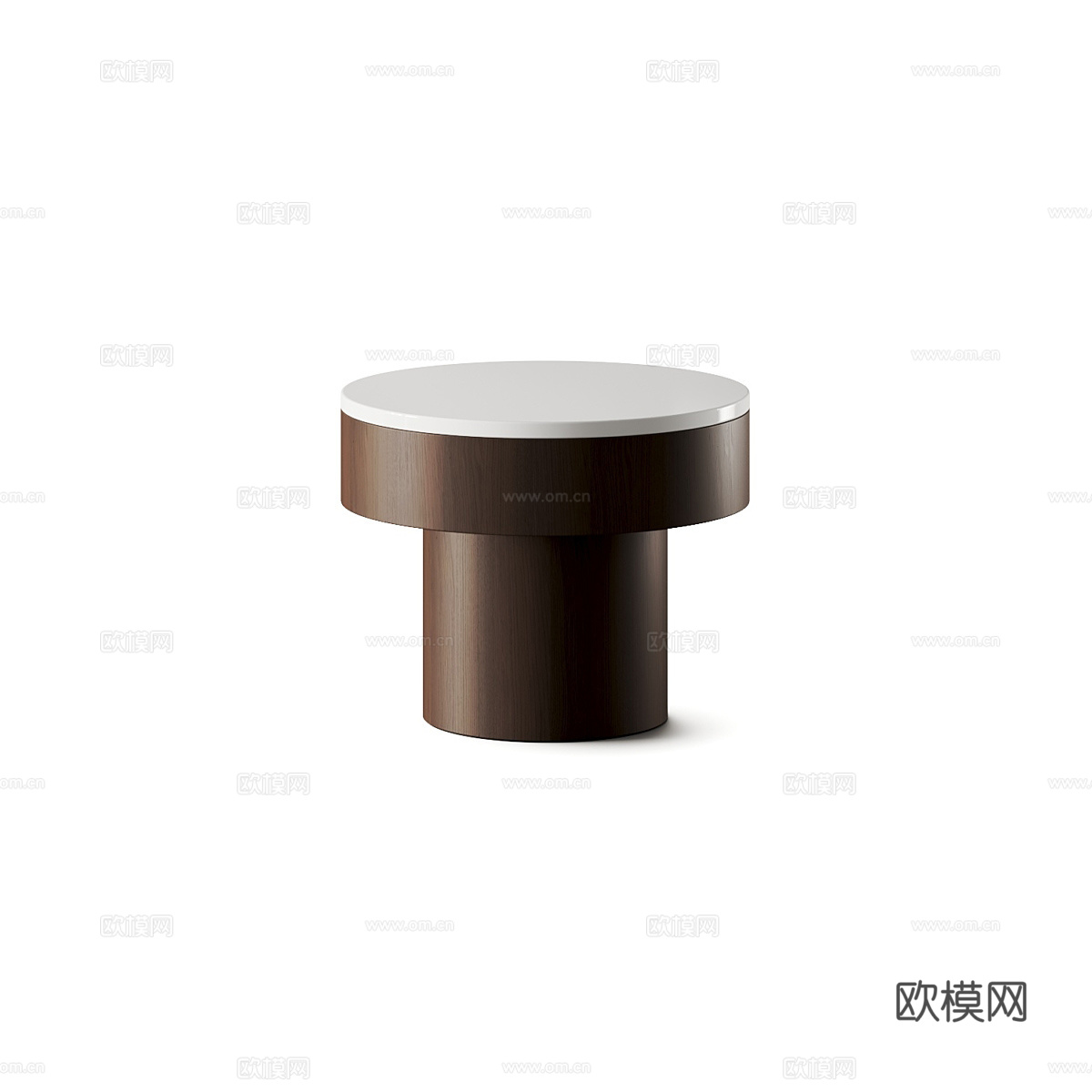 现代意式茶几组合3d模型
