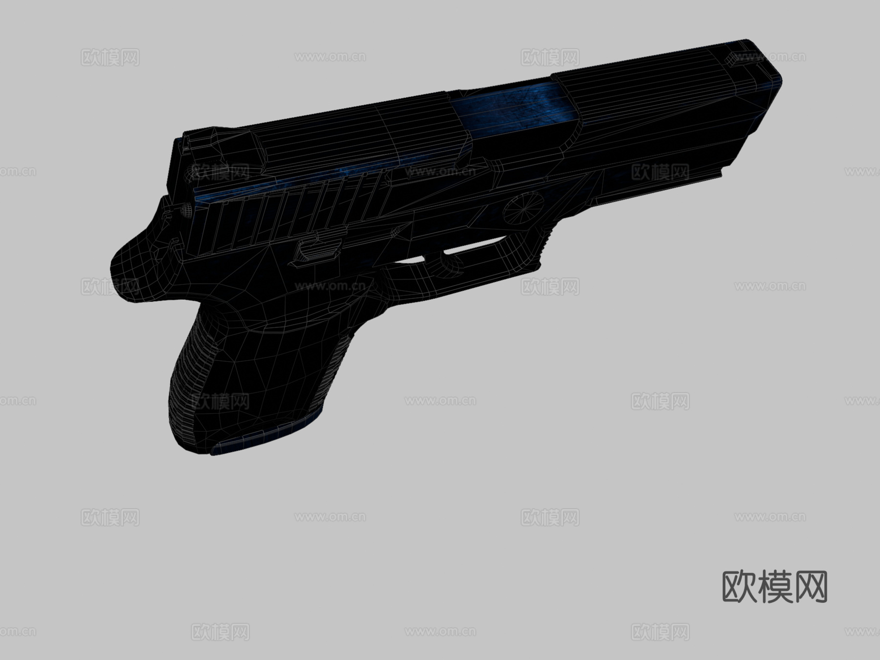 P250蓝铜矿3d模型