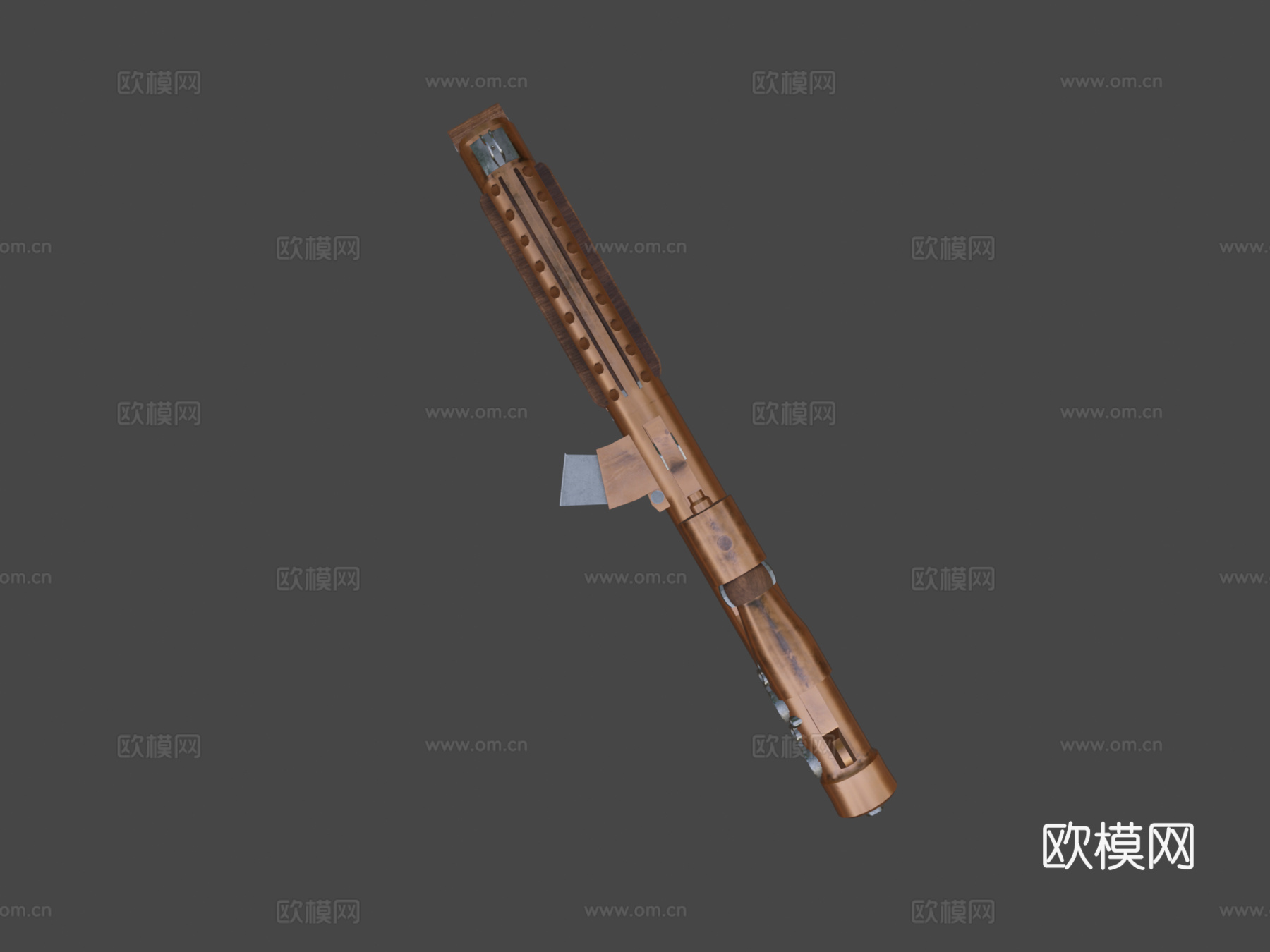 E-11爆破枪(蒸汽朋克)3d模型