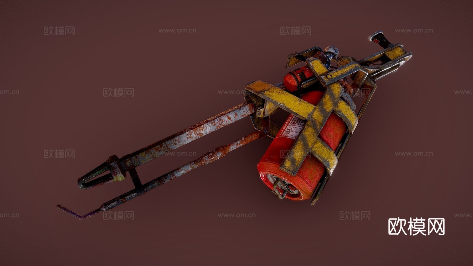 粉丝艺术-辐射4-火焰喷射器模型3d模型