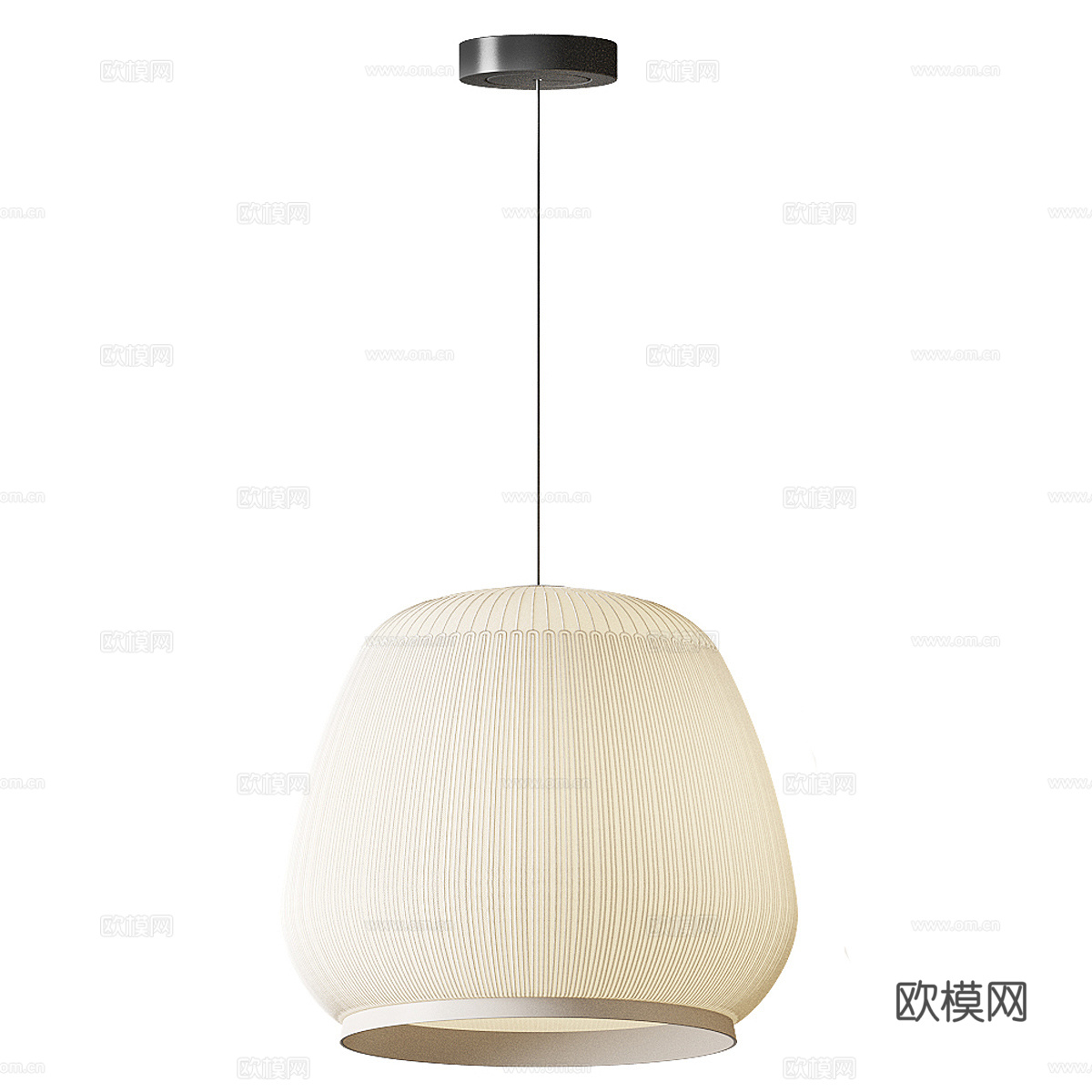 新中式灯笼吊灯3d模型