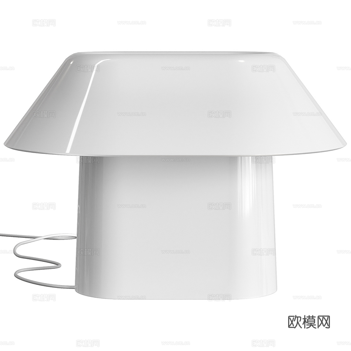 现代极简装饰台灯3d模型