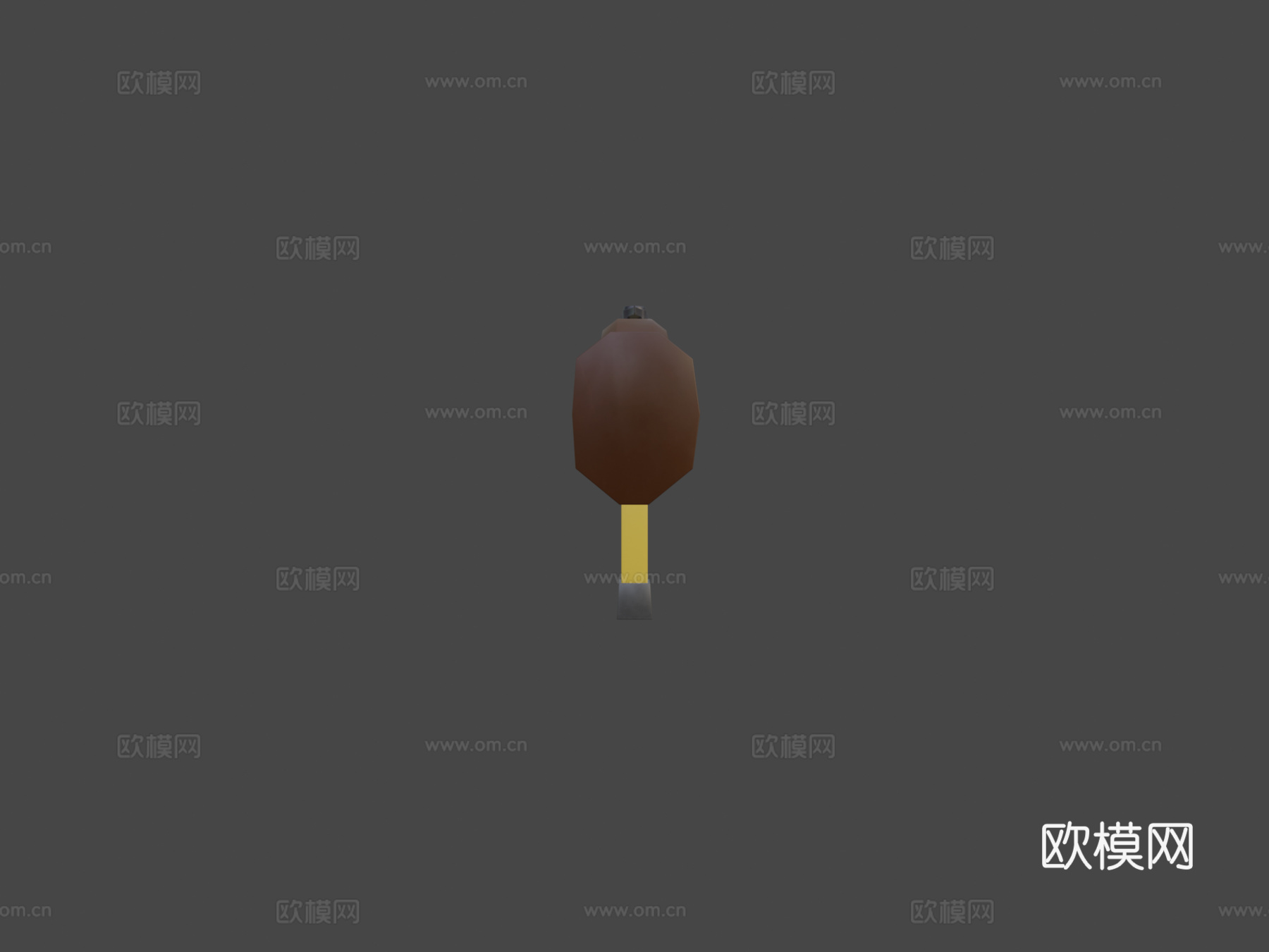 虚构冲锋枪3d模型