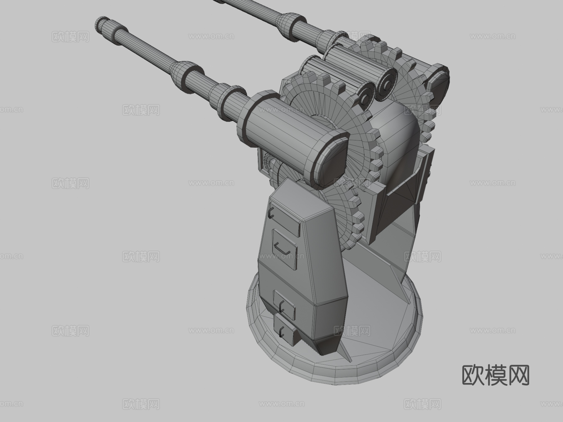 炮塔3d模型