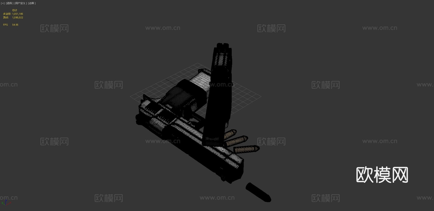 沙漠之鹰枪3d模型