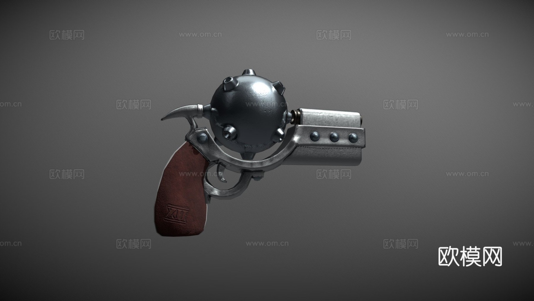 黄道带手枪3d模型