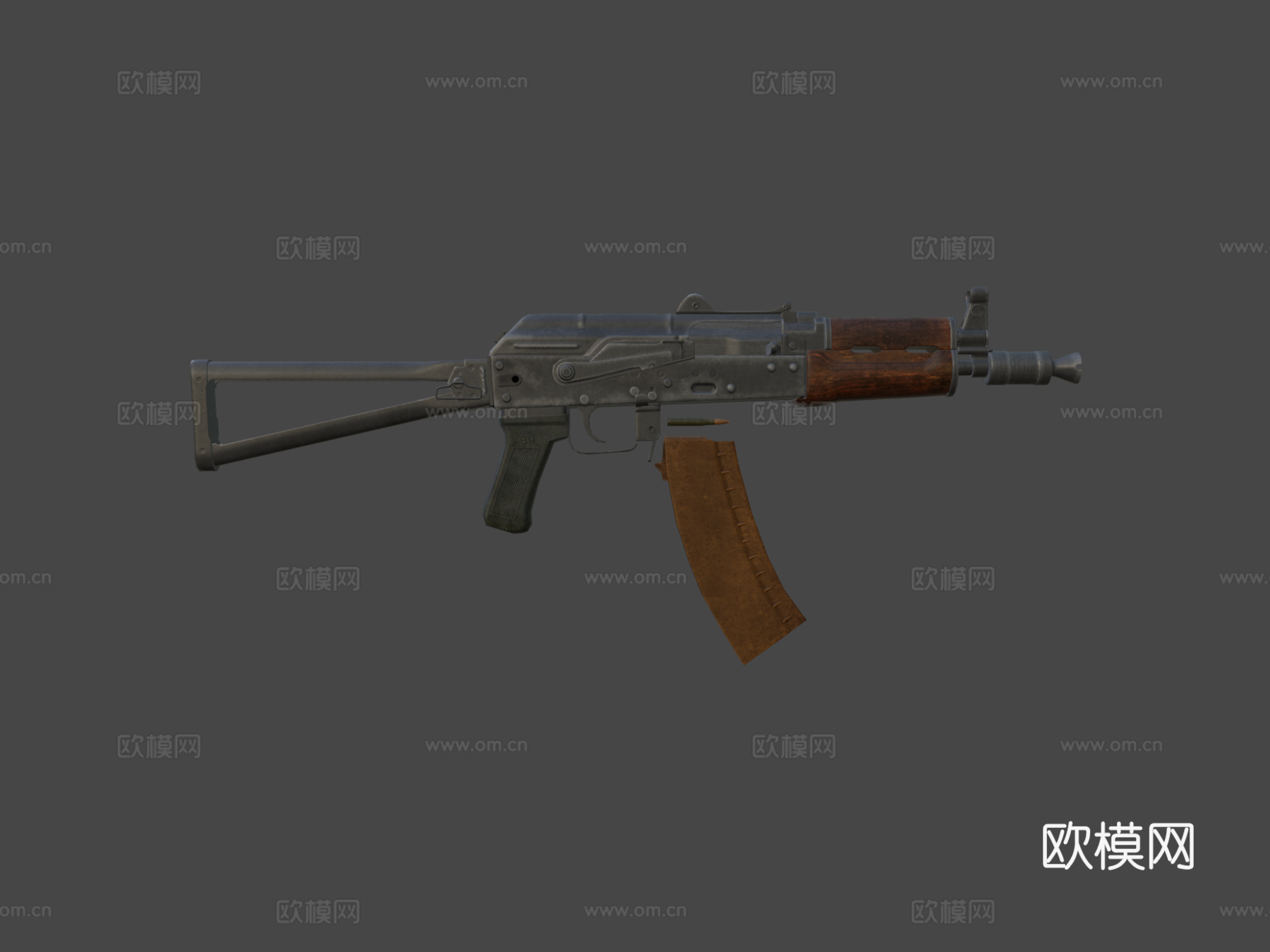 AKS74U3d模型