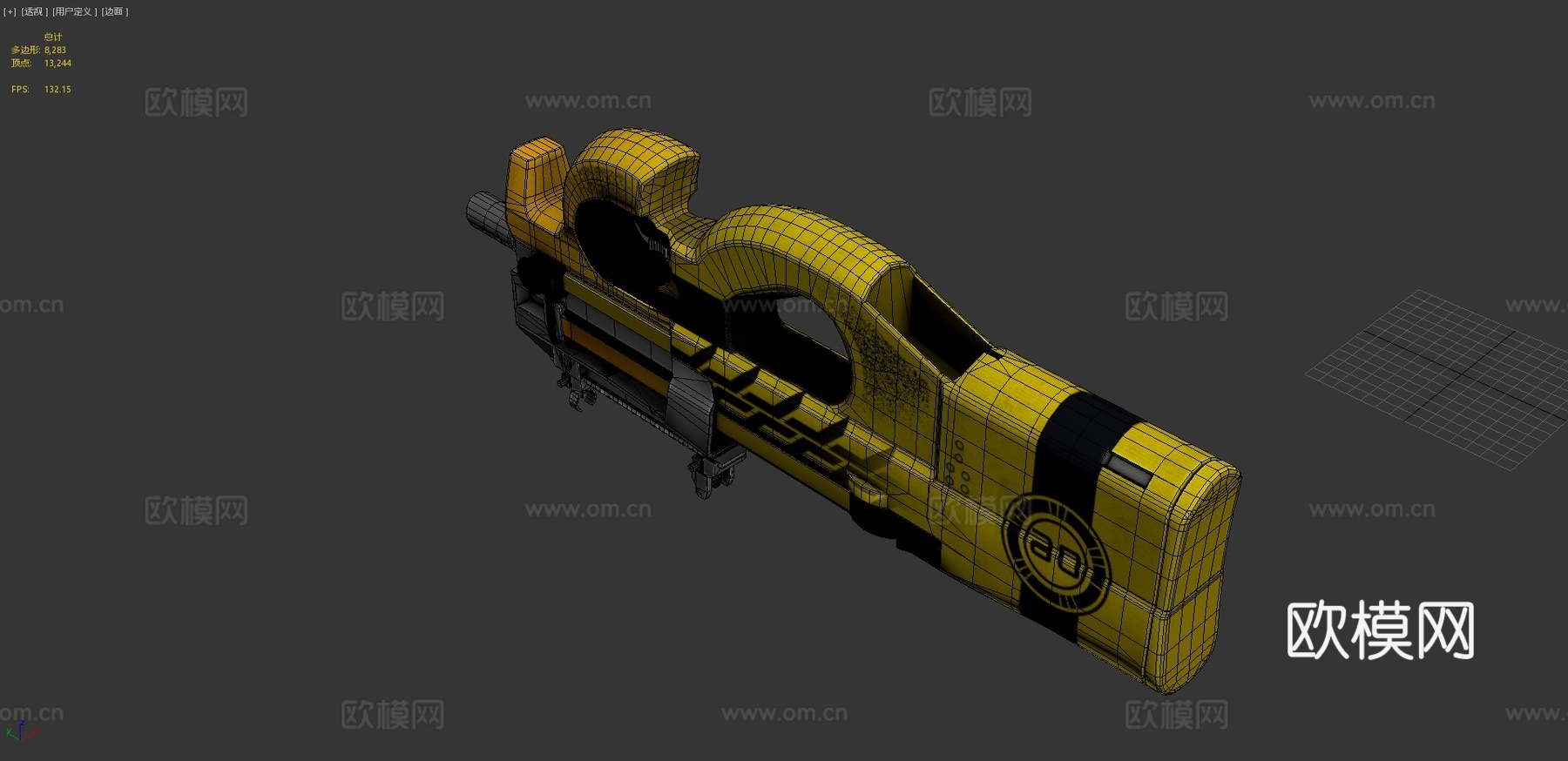 P90-疾速者3d模型