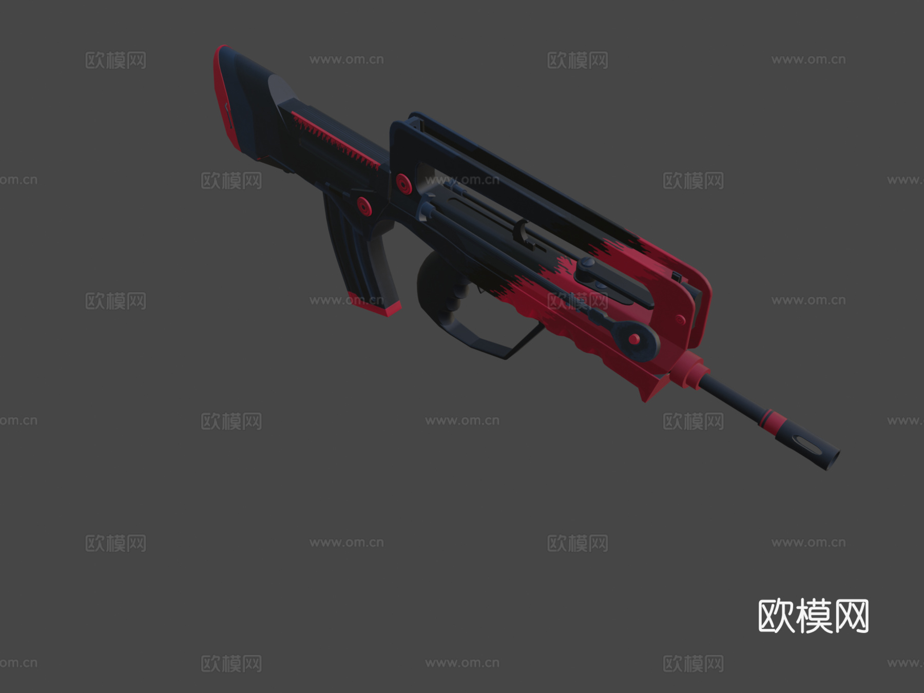 法玛斯-溅射冲击3d模型