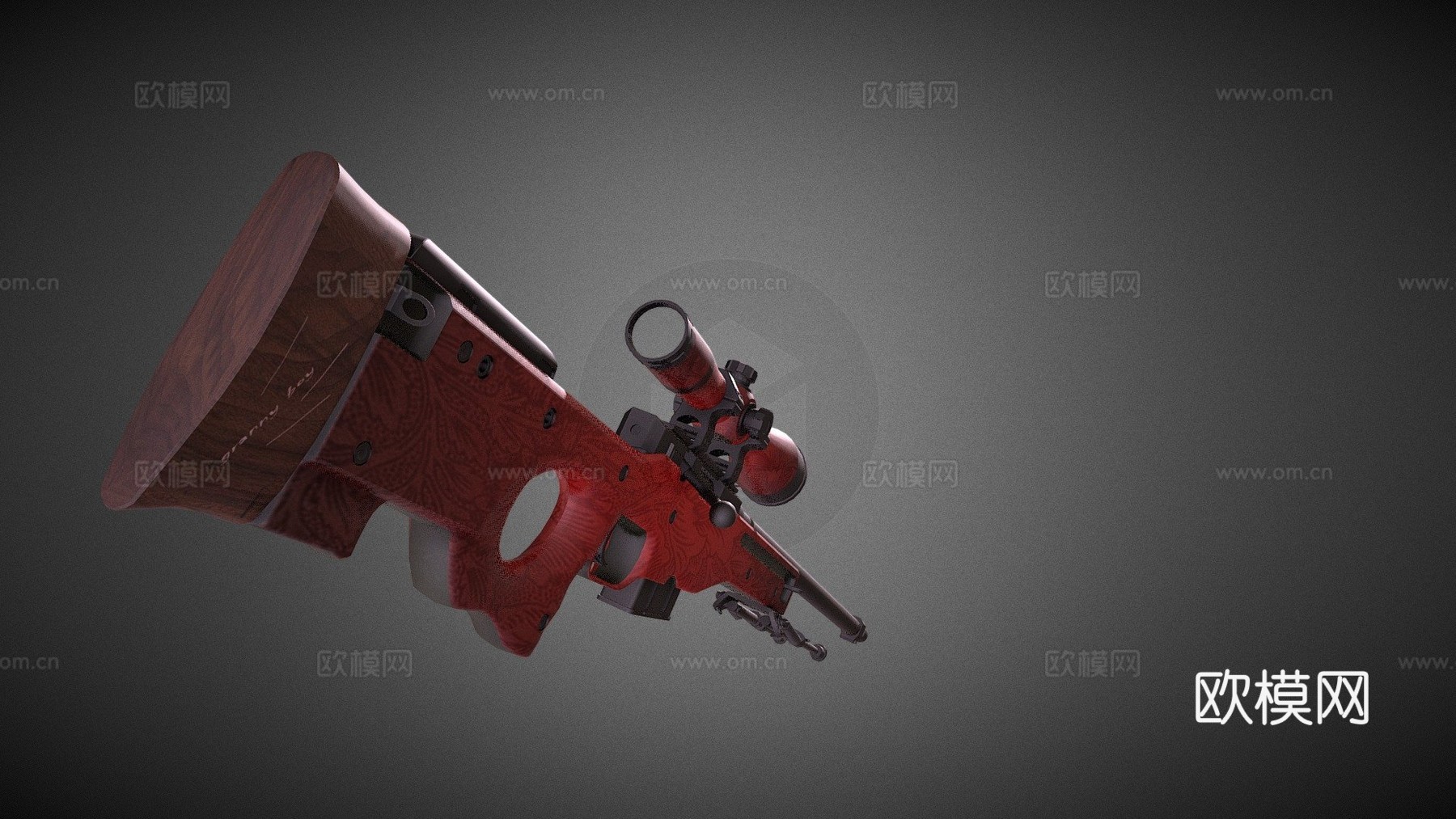AWP-祖母地毯3d模型