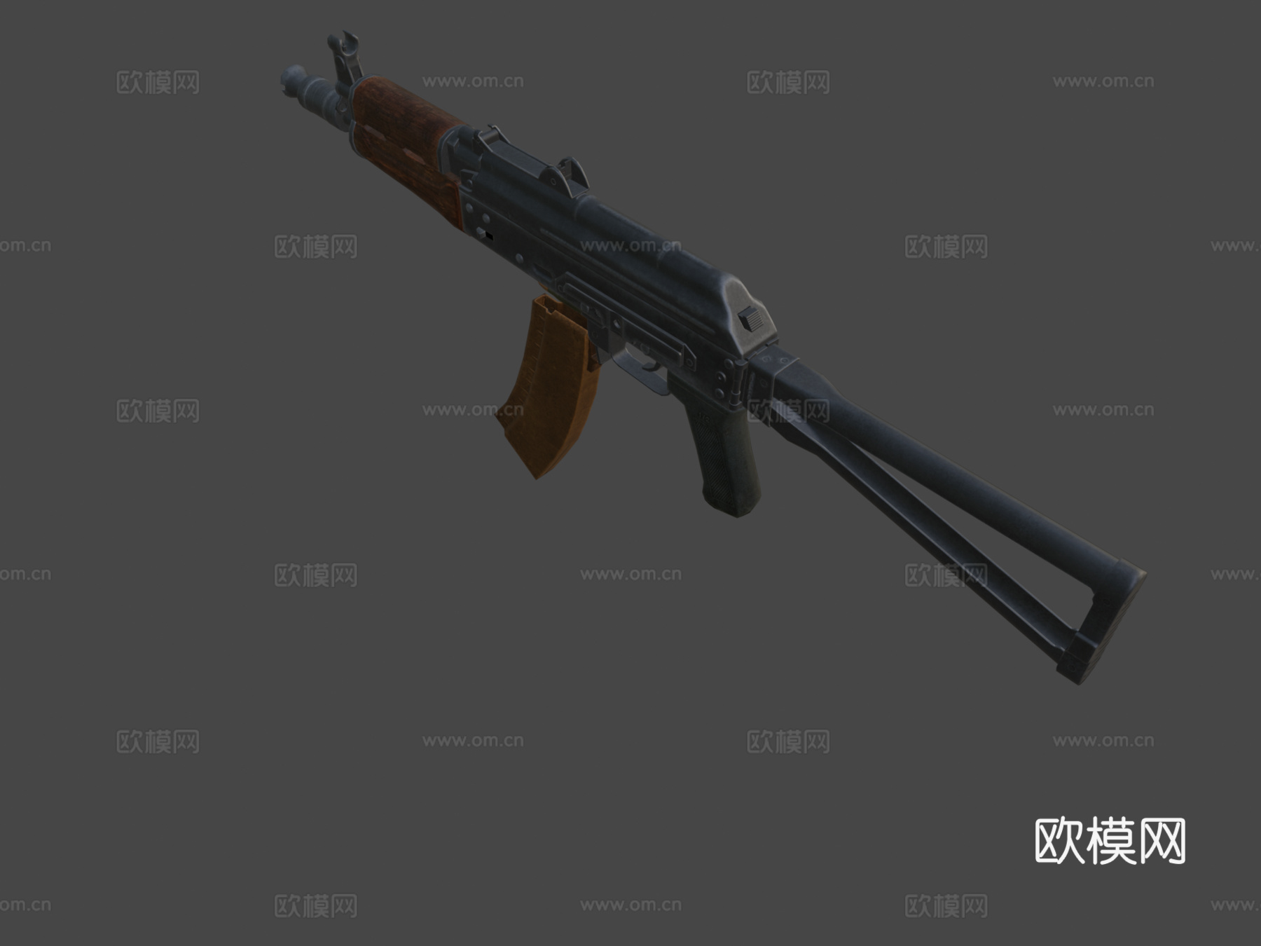 AKS74U3d模型